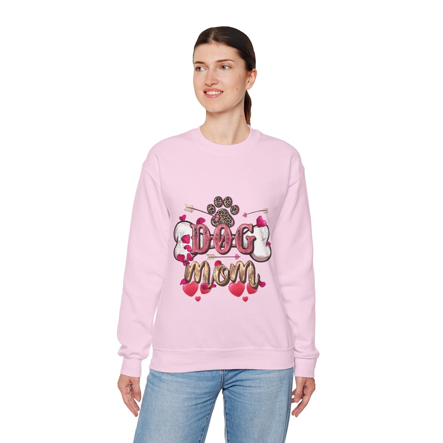 Dog Mom Valentine Sweatshirt, Dog Valentine Gift for Mom