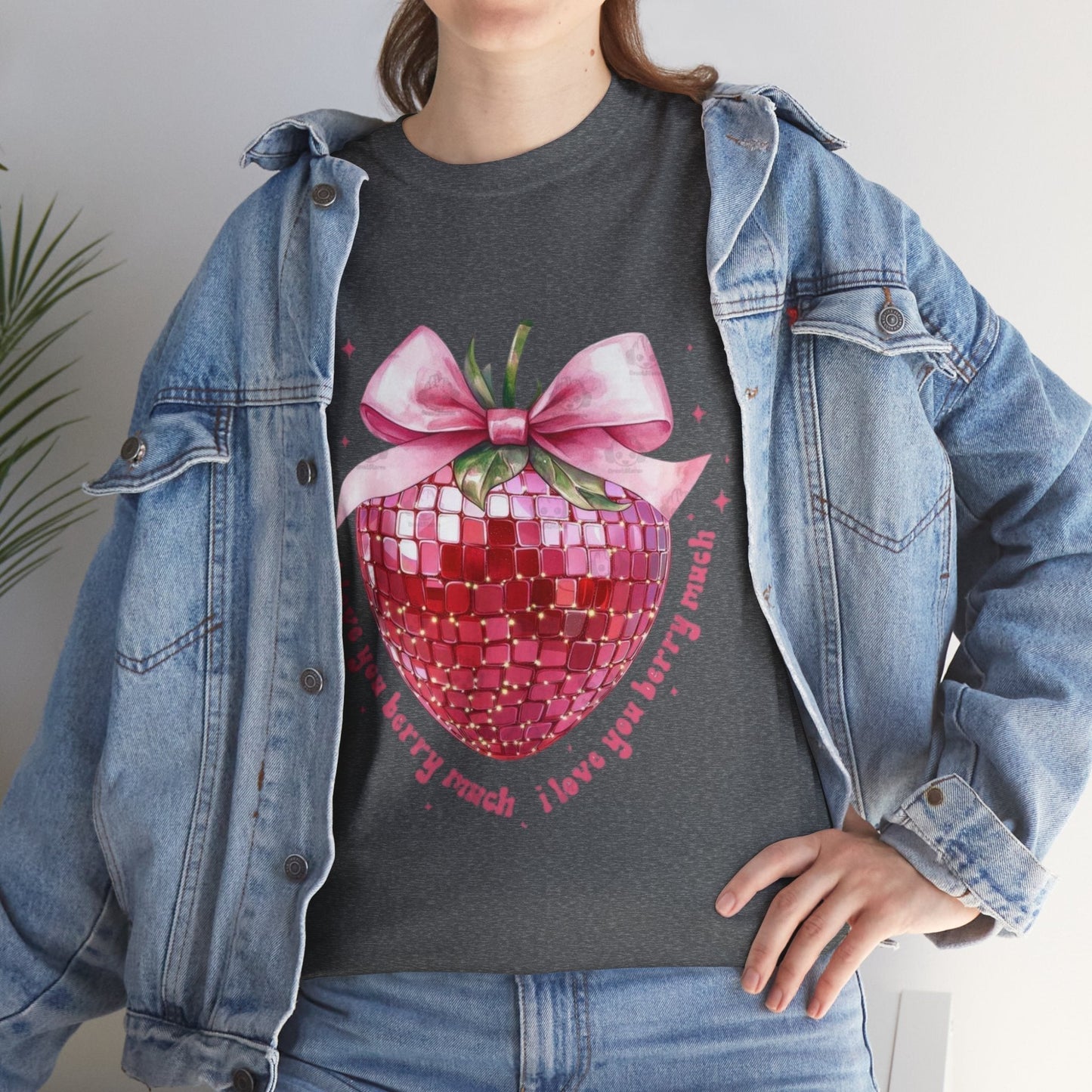 I Love You Berry Much T-Shirt , Love Valentines Heart Gift