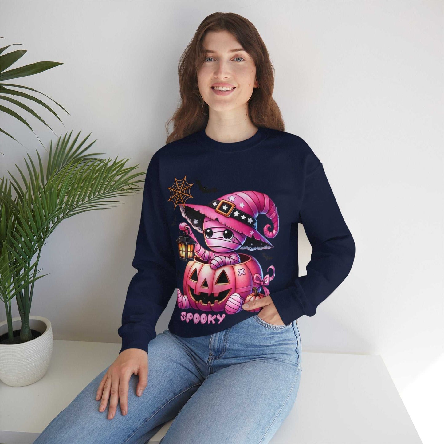 Funny Kids Halloween Sweatshirt, Spooky Season Gift