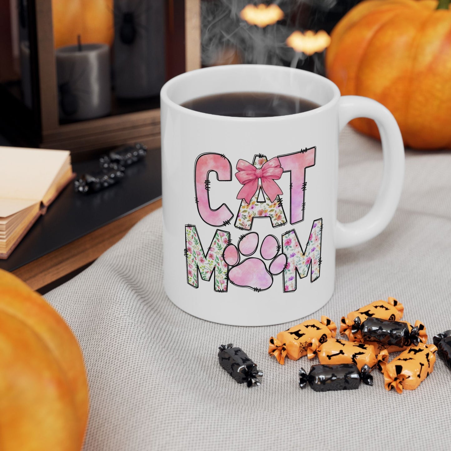 Floral Mom Ceramic Mug - Perfect for Mother's Day