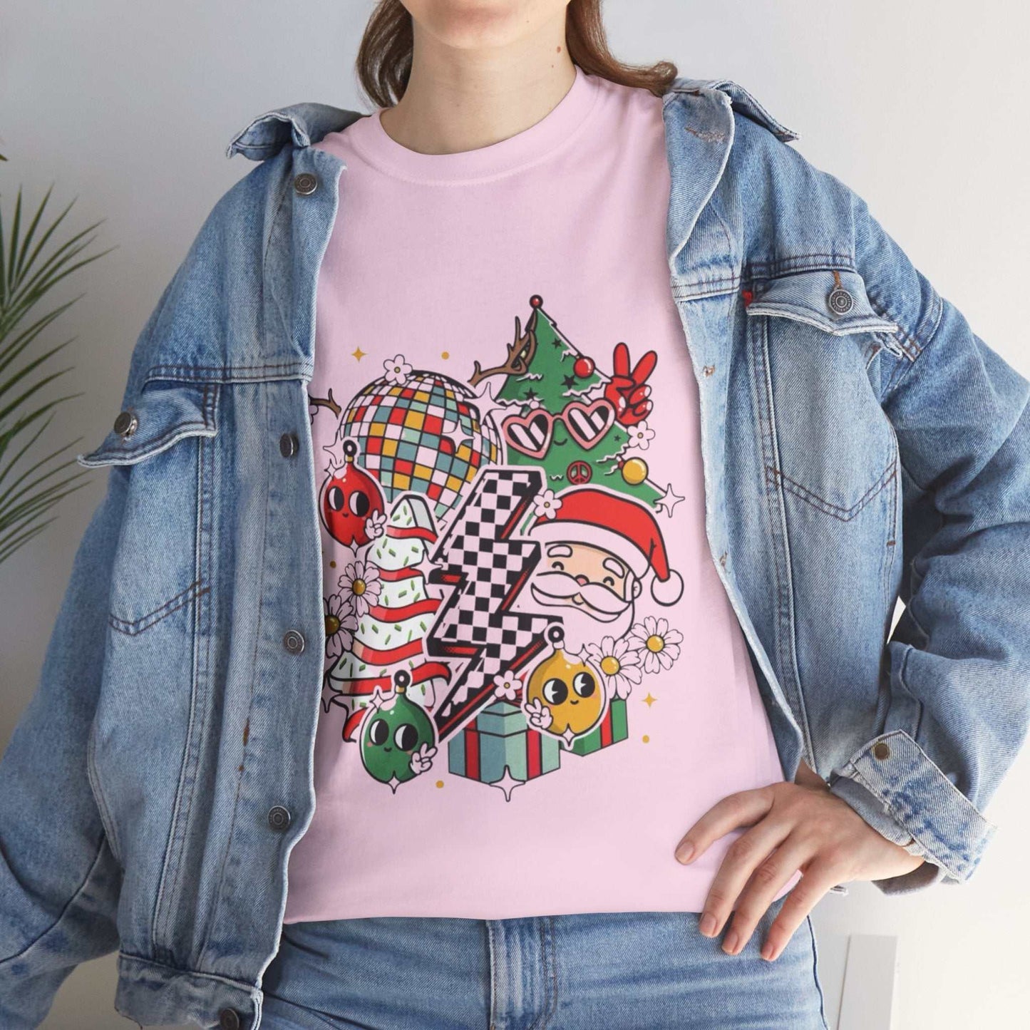 Christmas Disco Shirt Long Sleeve, Retro Disco Holiday Gift