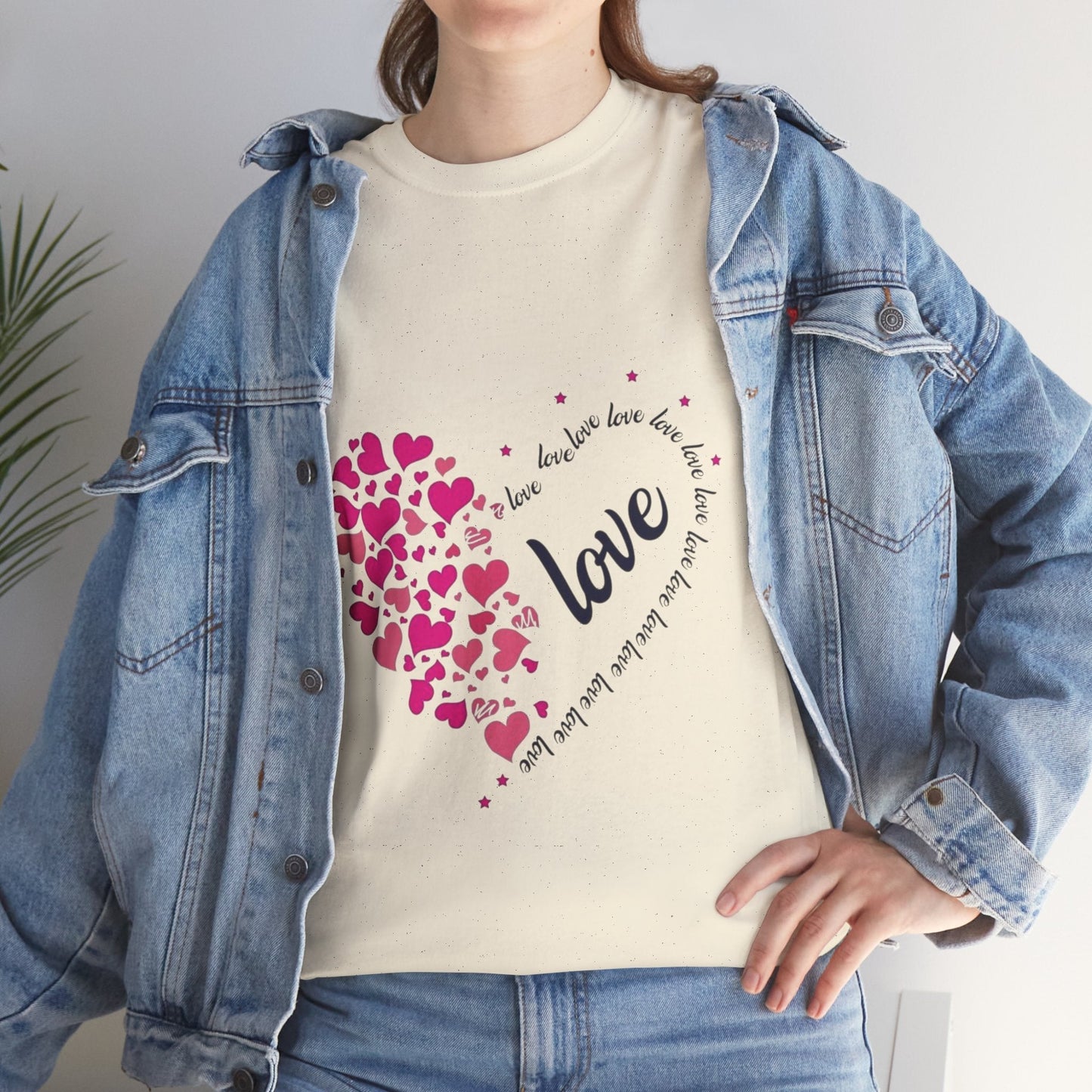 Valentines Day Hearts Love T-Shirt, Red Heart Love Gift
