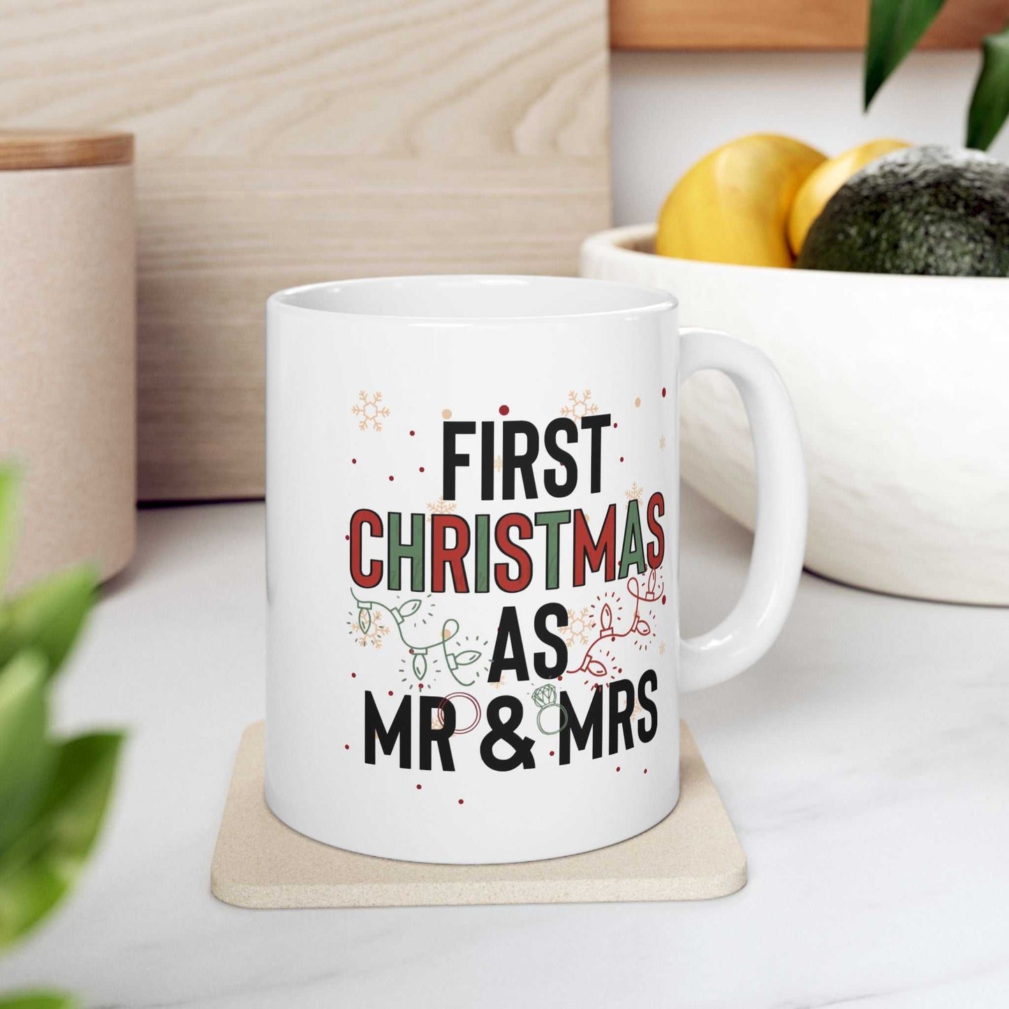 First Christmas As Mr and Mrs Mugs, Couple Christmas Gift