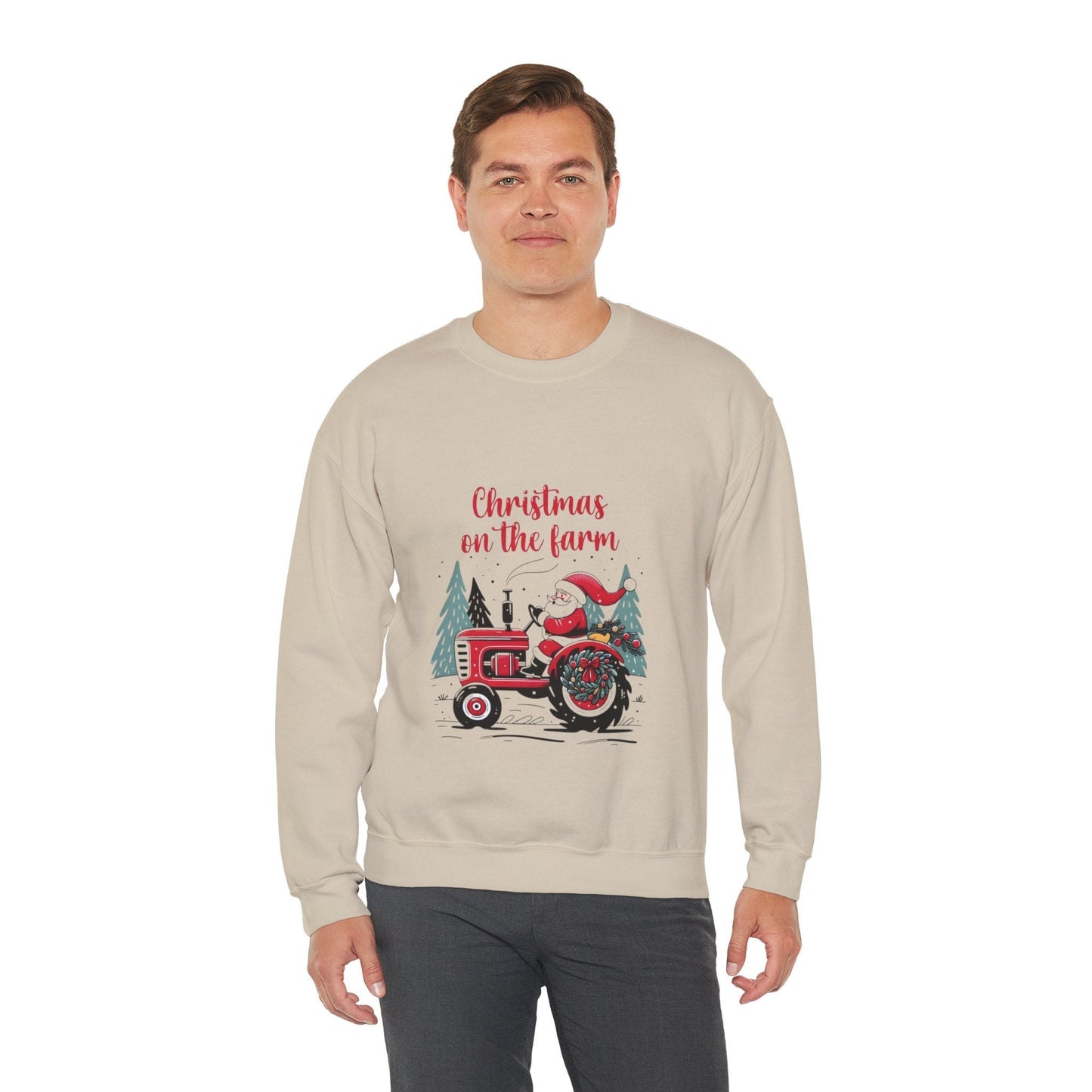 Christmas On The Farm Sweatshirt, Country Christmas Gift