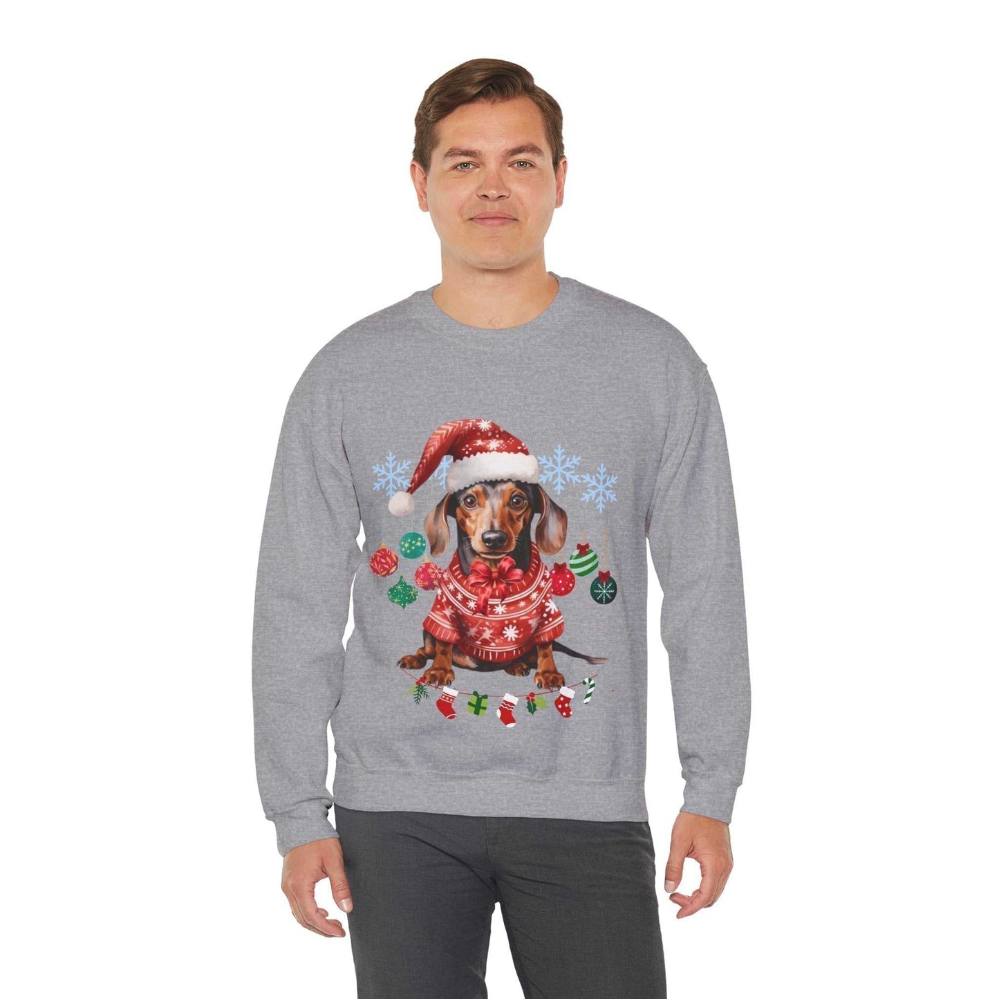 Christmas on the Farm Sweatshirt, Dog Christmas Gift,