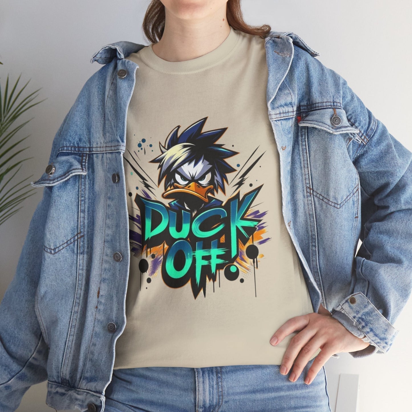 Graphic Tee - 'Duck Off' Design for Casual Wear - T-shirt Gift for all