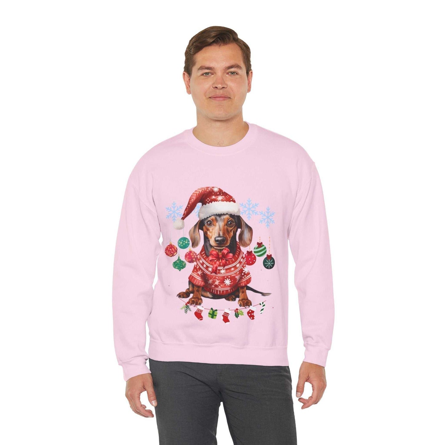 Christmas on the Farm Sweatshirt, Dog Christmas Gift,
