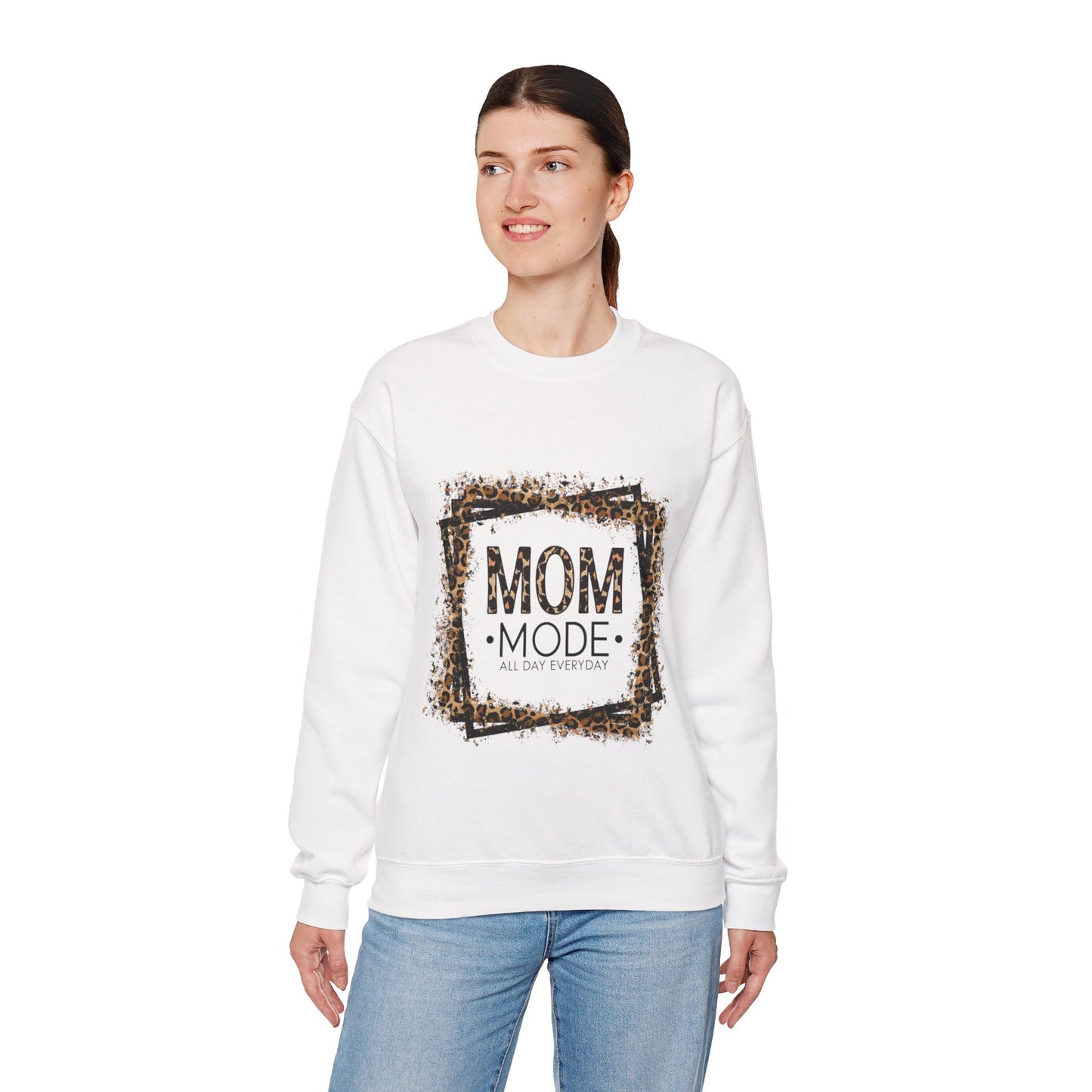Mom Mode Sweatshirt Crewneck - All Day Everyday