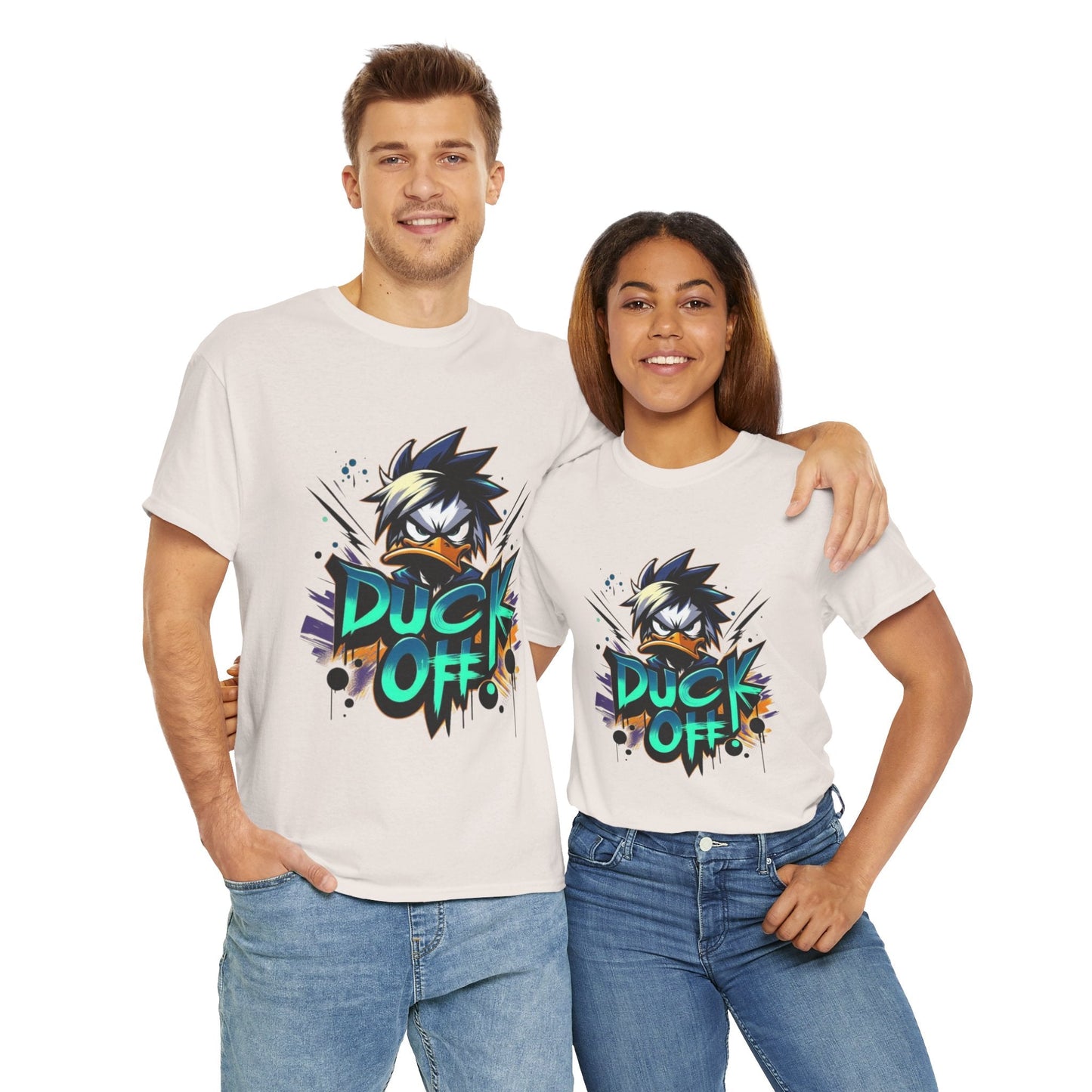 Graphic Tee - 'Duck Off' Design for Casual Wear - T-shirt Gift for all
