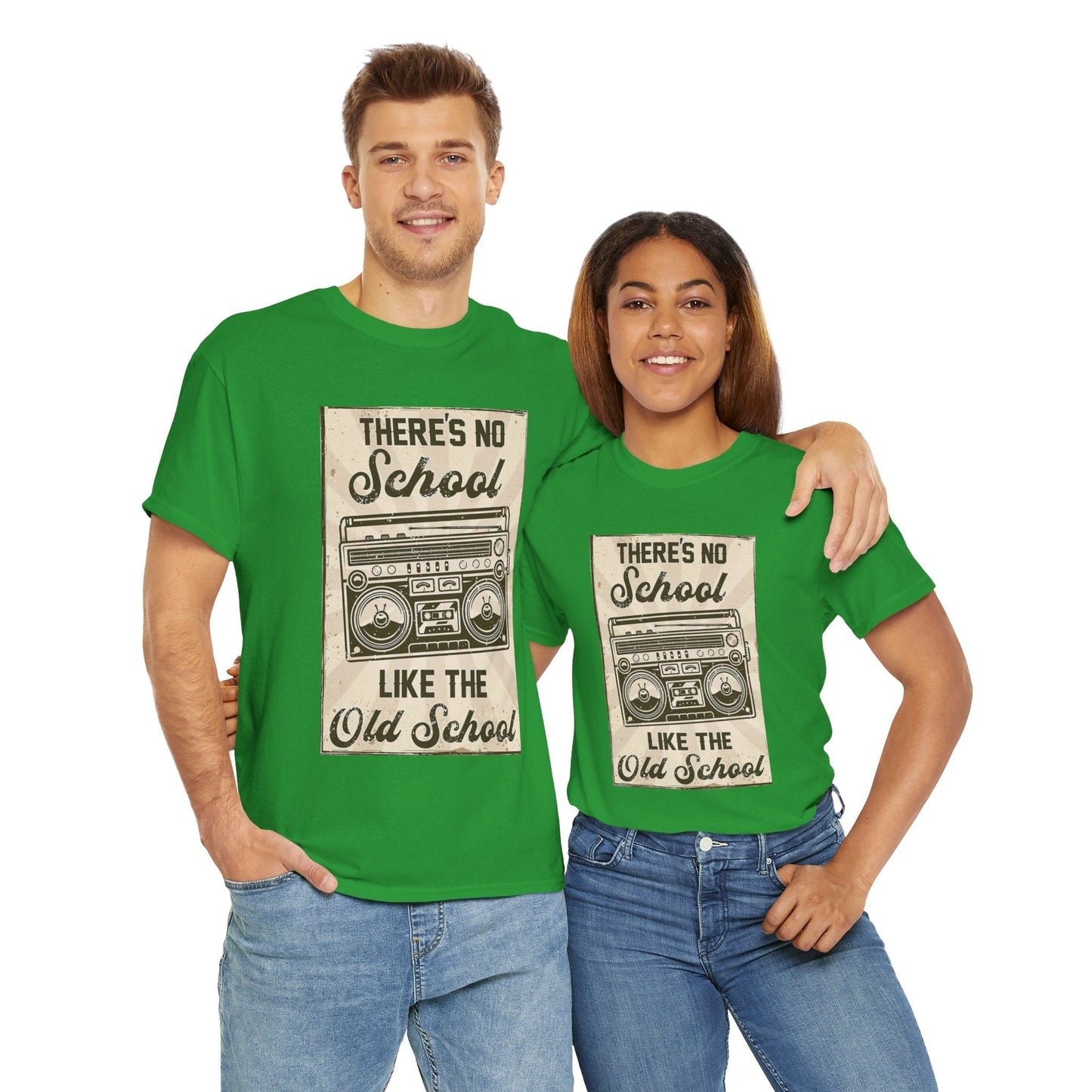 Vintage-style Unisex Tee - "There's No School Like the Old School"