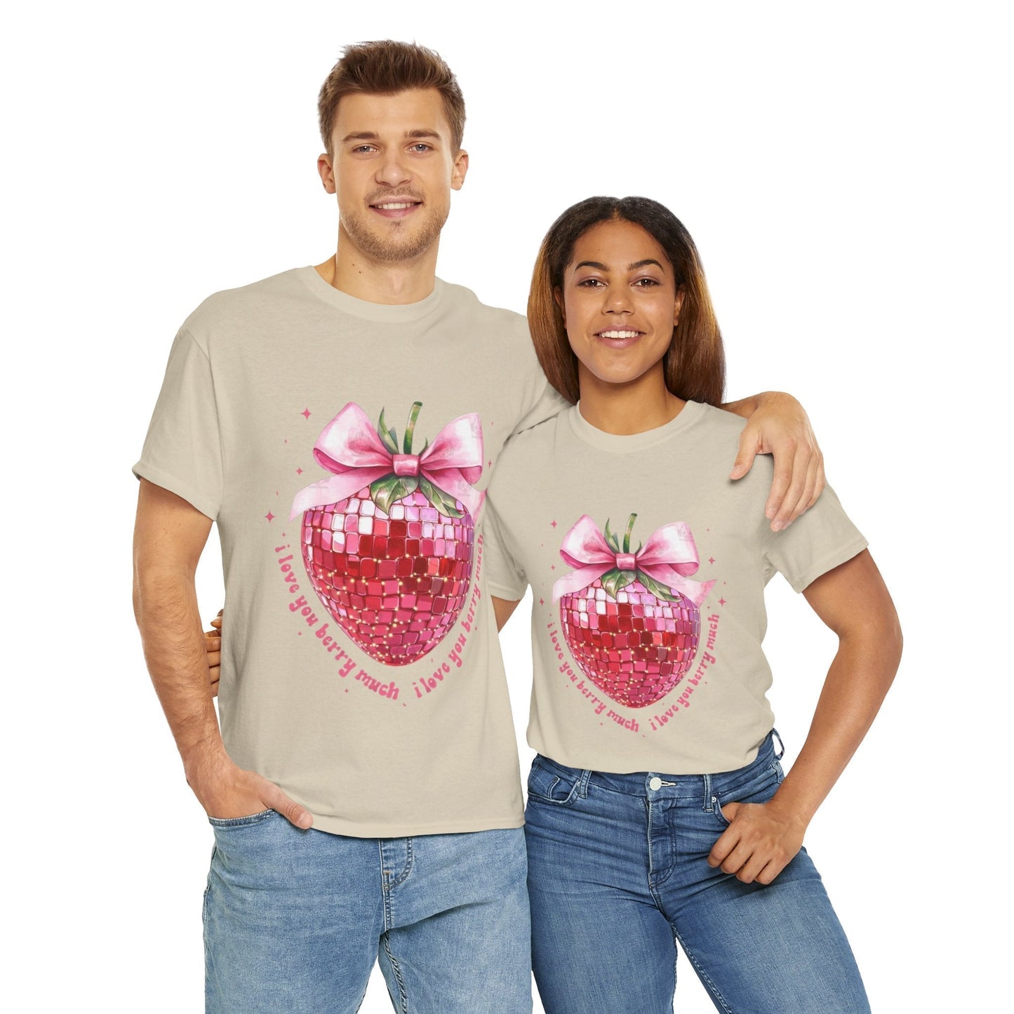 I Love You Berry Much T-Shirt , Love Valentines Heart Gift