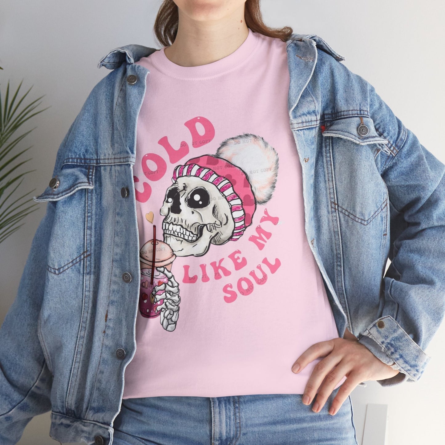 Cold Like My Soul T-Shirt, Skeleton Coffee Gift