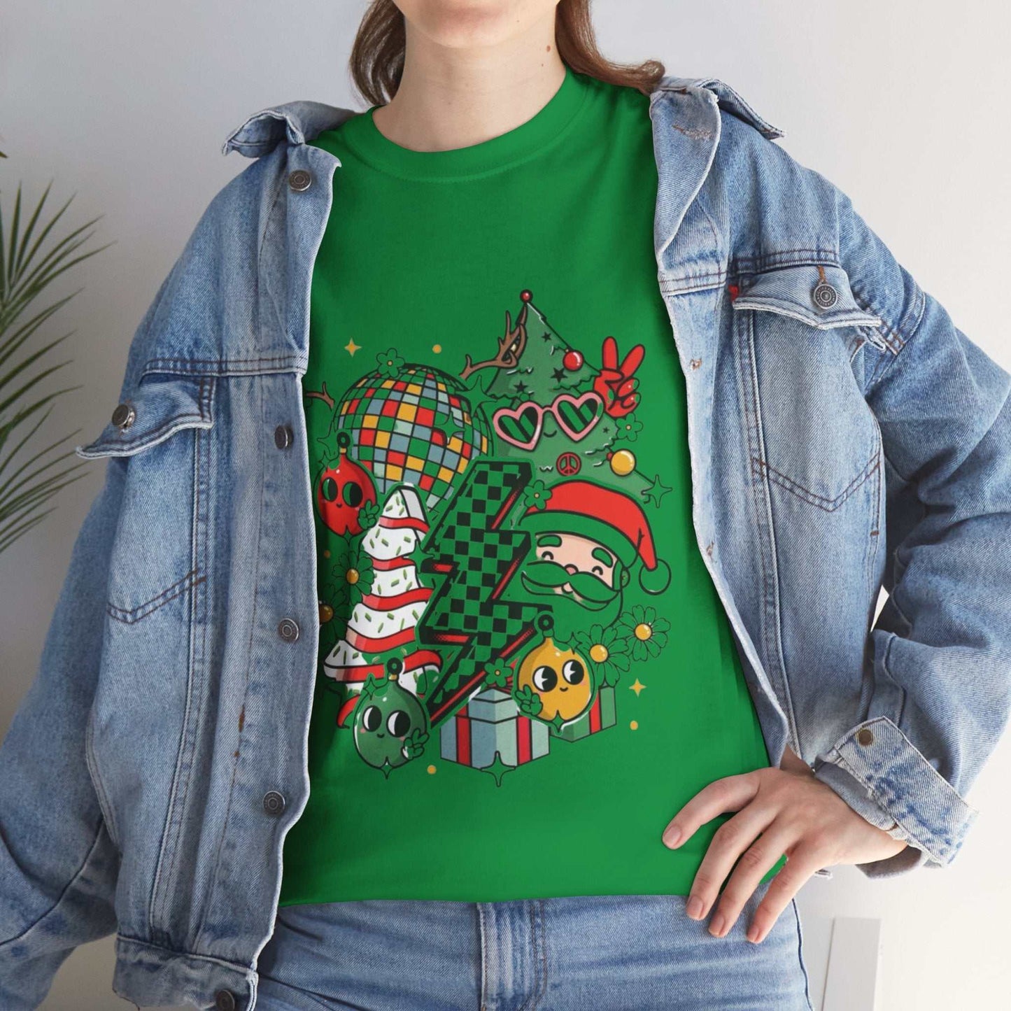 Christmas Disco Shirt Long Sleeve, Retro Disco Holiday Gift