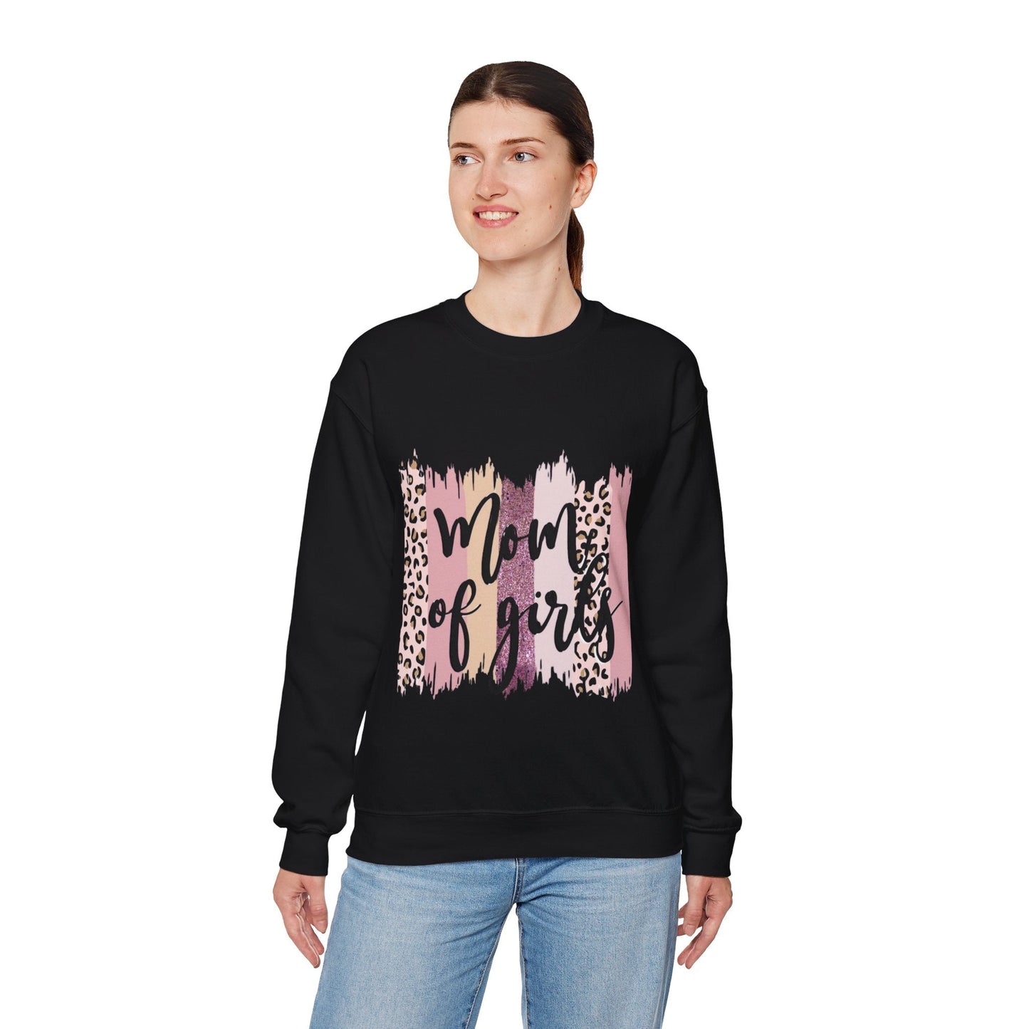 Mom of Girls Crewneck Sweatshirt - Stylish & Comfy Gift for Moms
