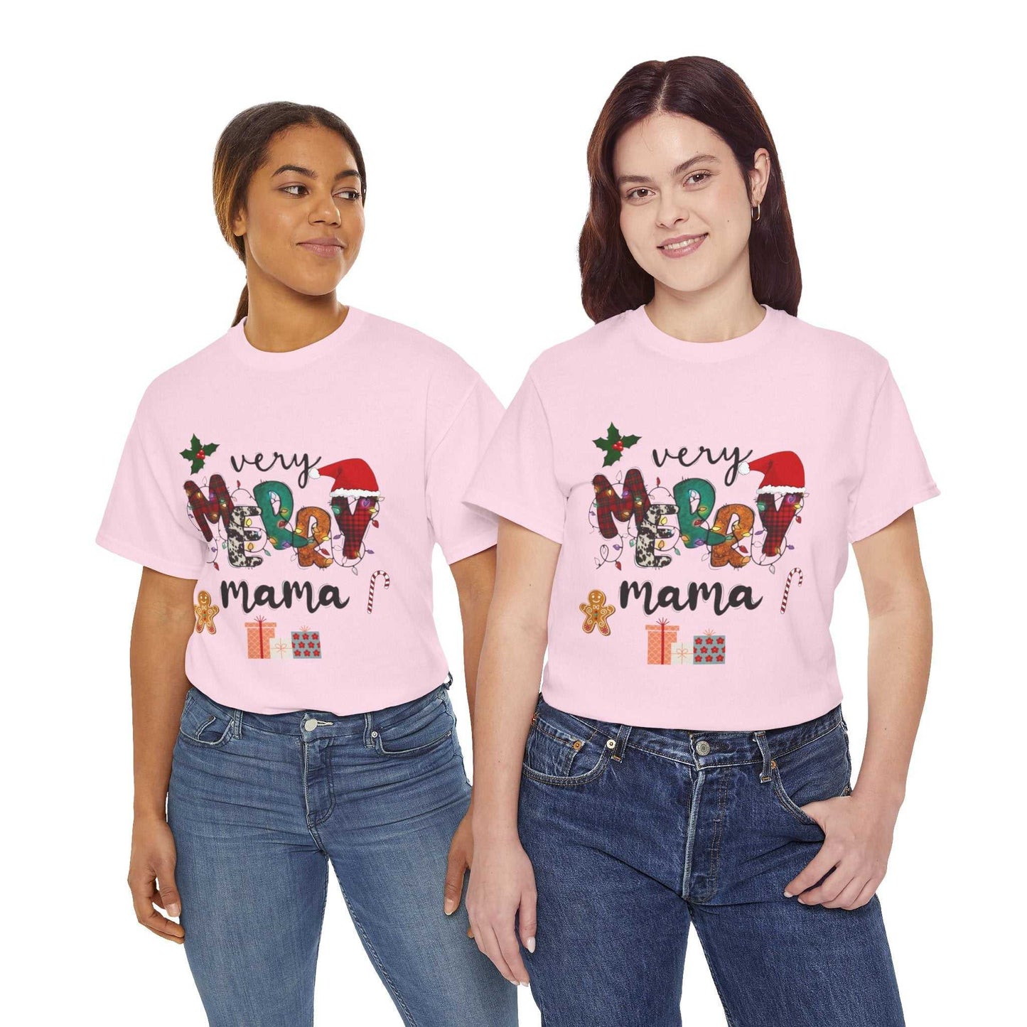 Very Merry Mama Christmas Shirt, Merry Christmas Party Gift