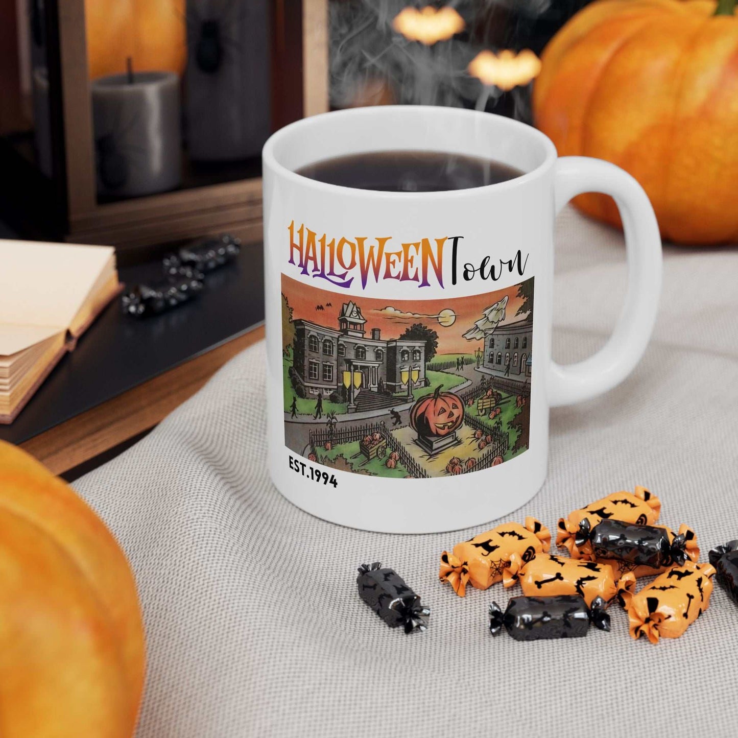 Halloweentown Est 1994 Mugs, Retro Halloween Gift