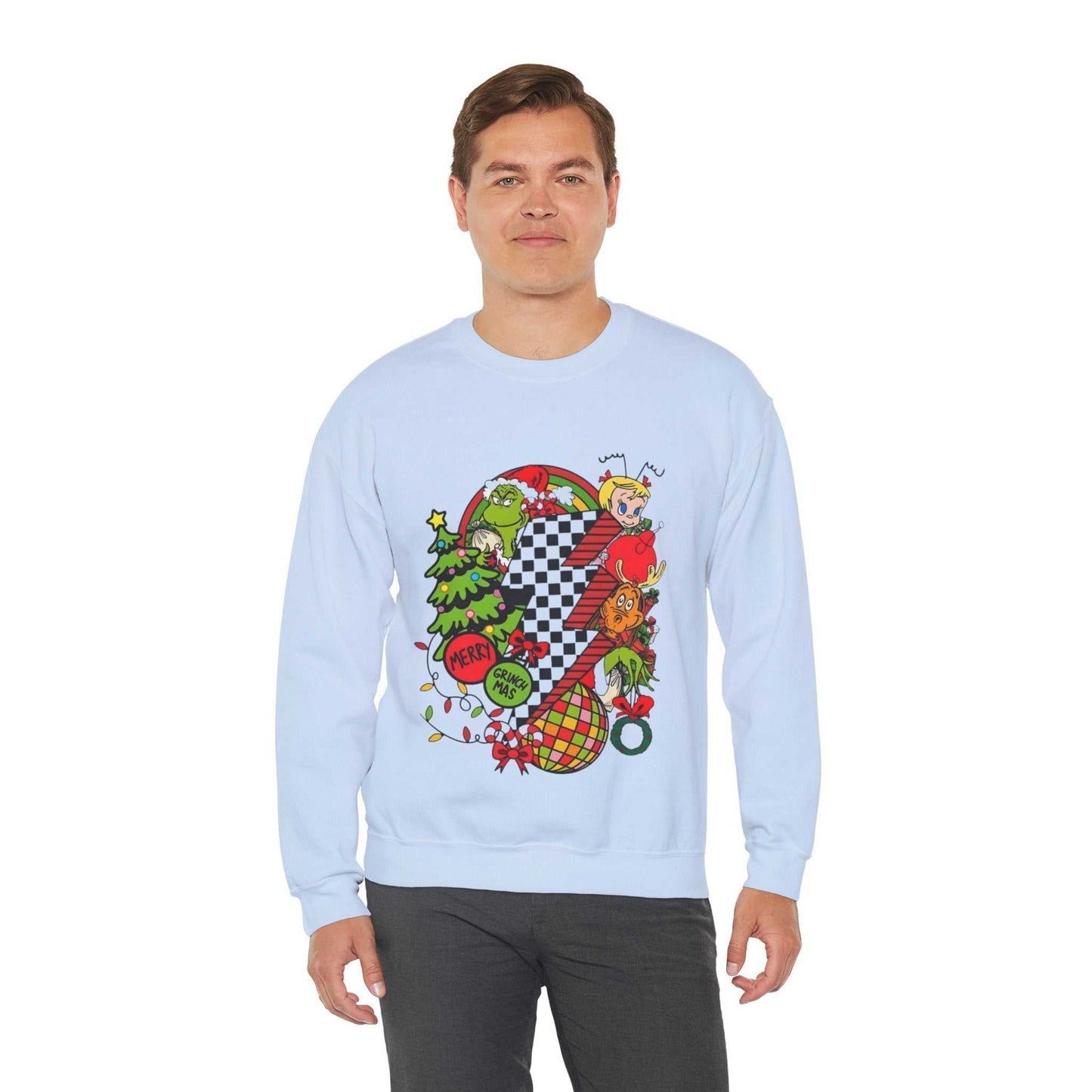 Merry Grinchmas Sweatshirt, Disco Christmas Gift