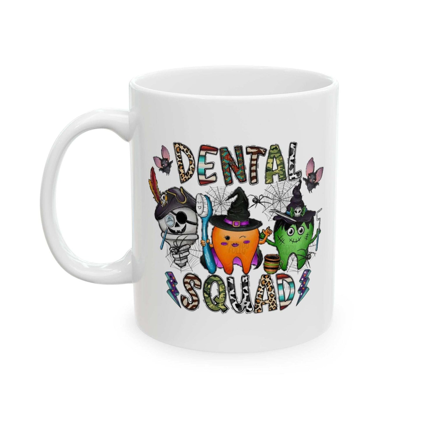 Dental Halloween Mugs, Dental Office Halloween Gift