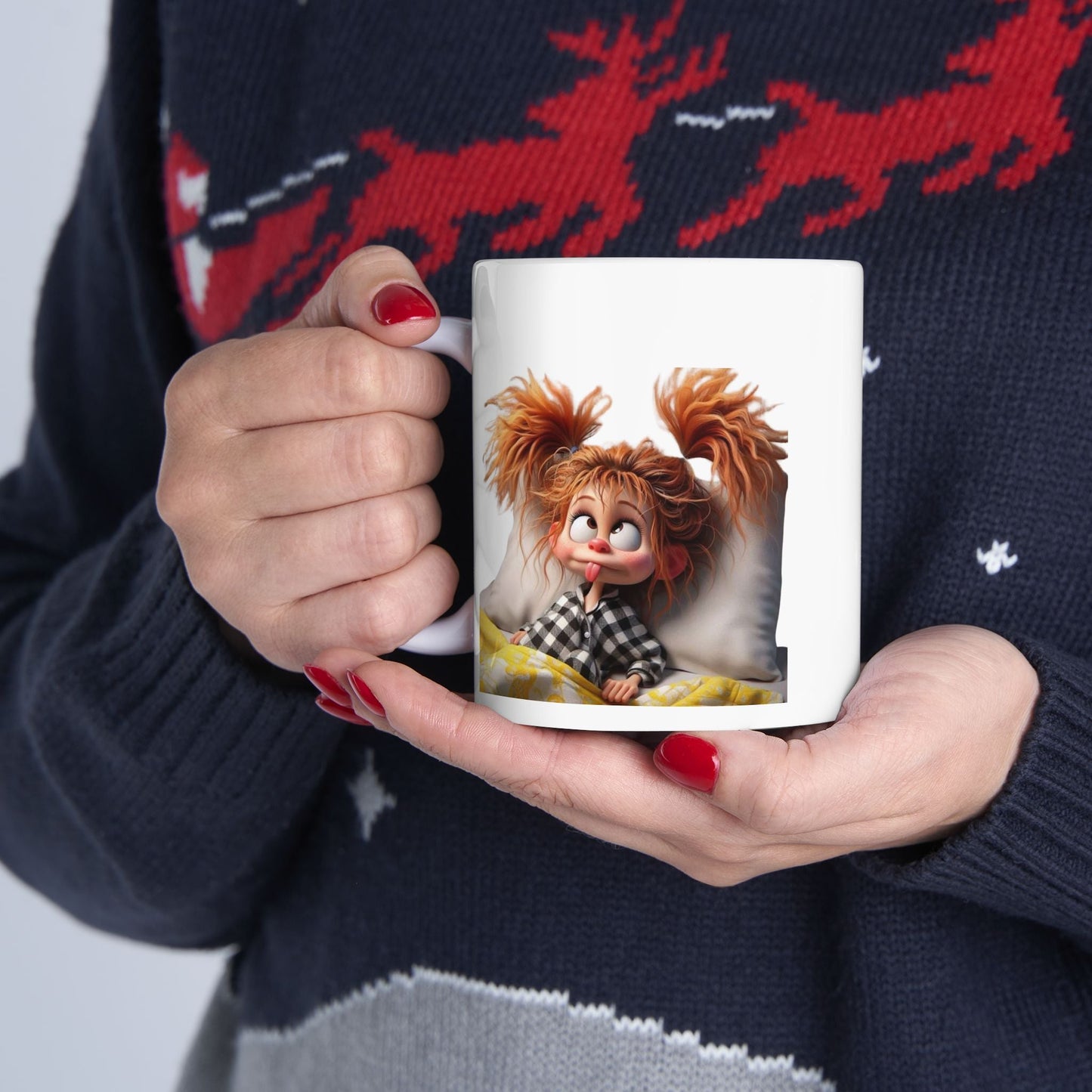 Whimsical Animal Ceramic Mug - Fun 11oz & 15oz Coffee Cup