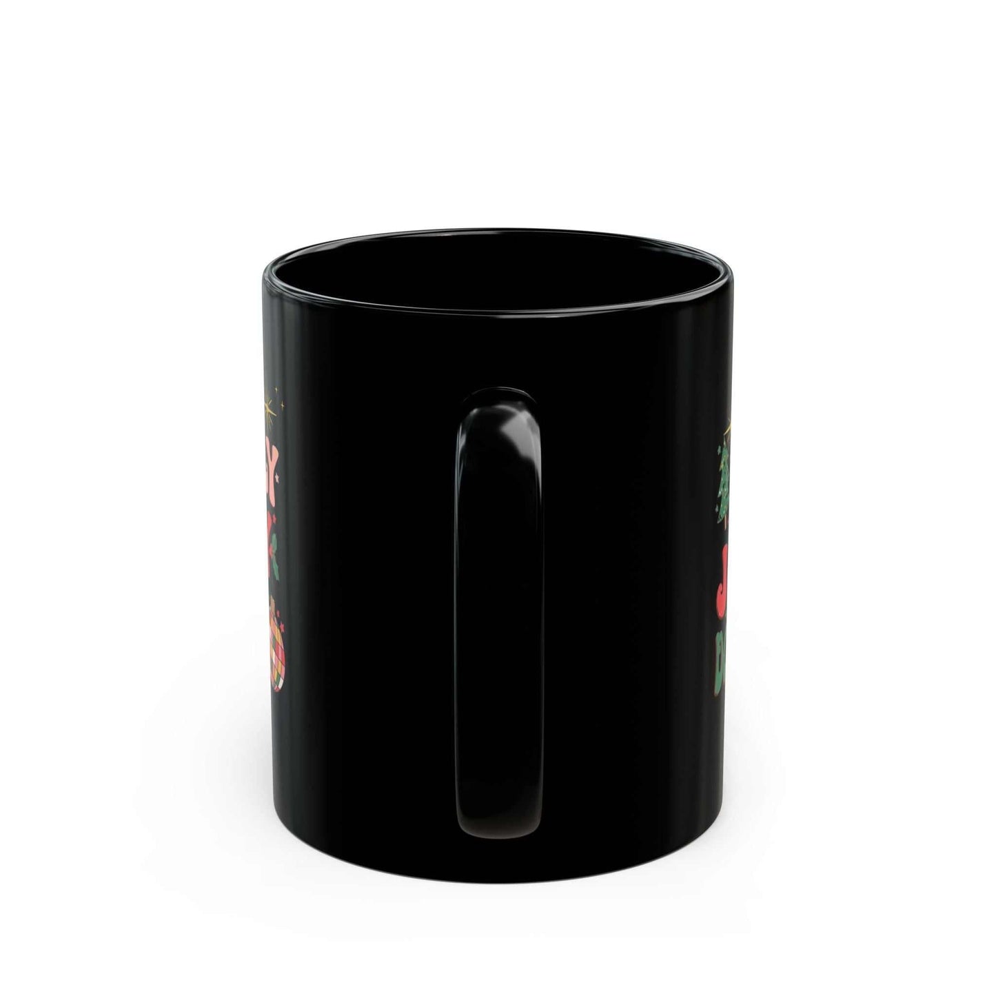 Retro Christmas Mugs, Holly Jolly Dog Mom Gift