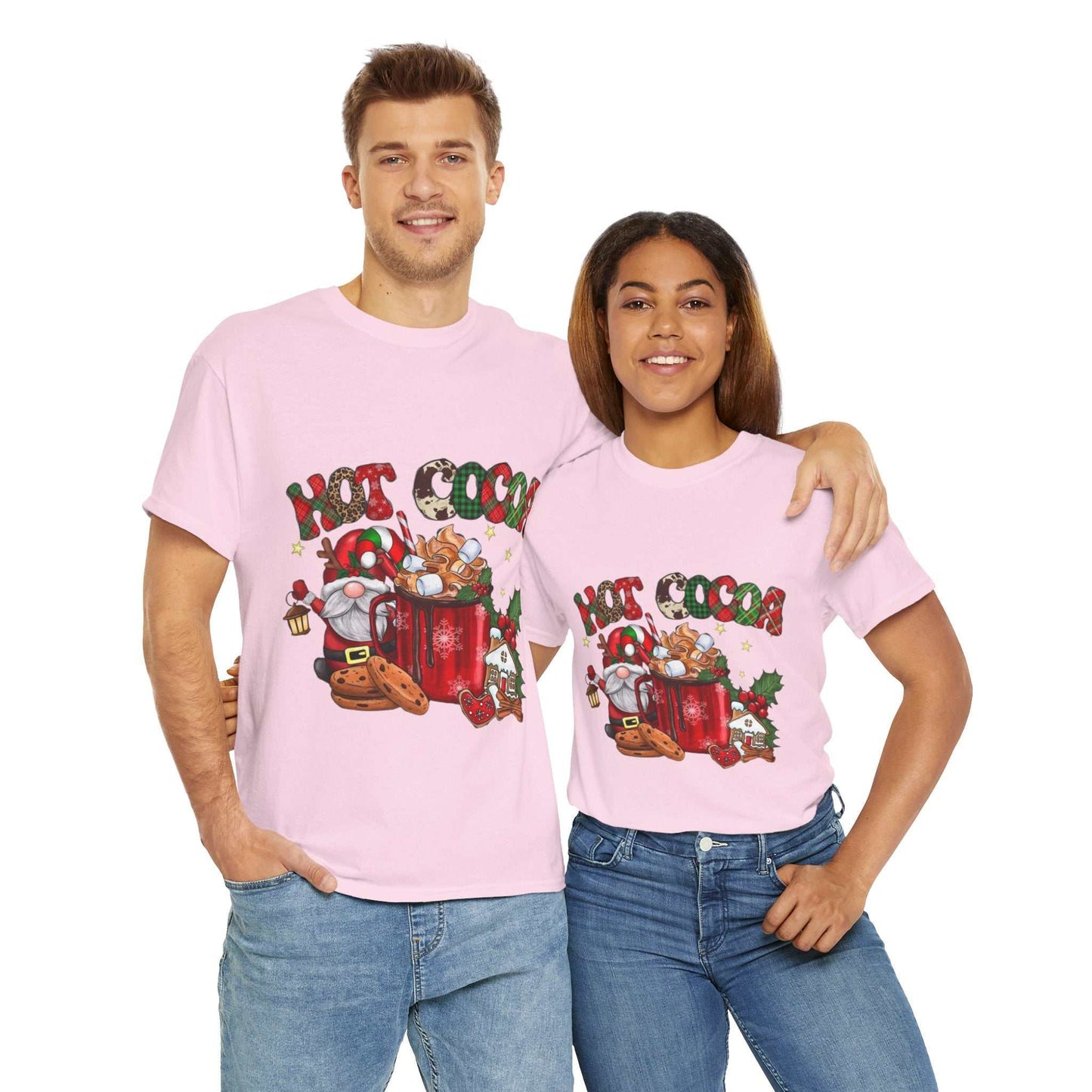 Hot Cocoa Christmas Movies Shirt, Gnome Christmas Gift