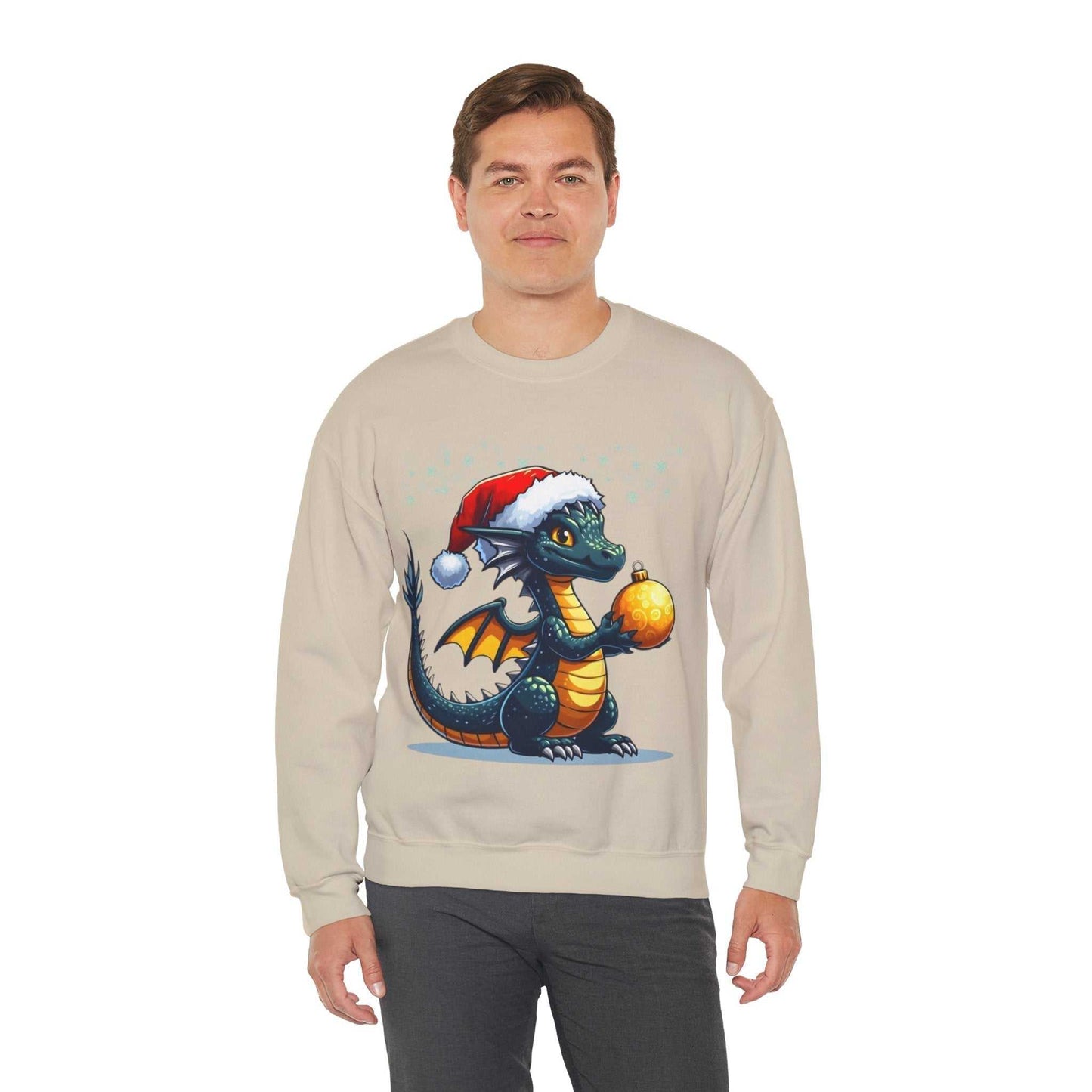 Dinosaur Christmas Sweatshirt, Funny Christmas Dinosaur Gift
