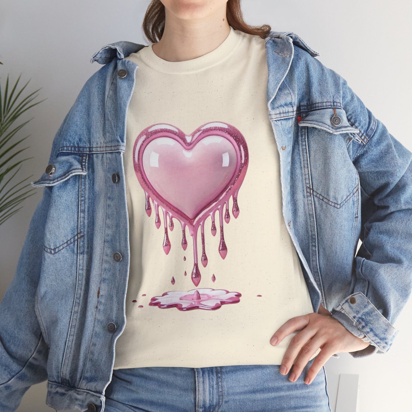 Drippy Heart Valentines Day T-shirt, My Heart Valentines Day Gift
