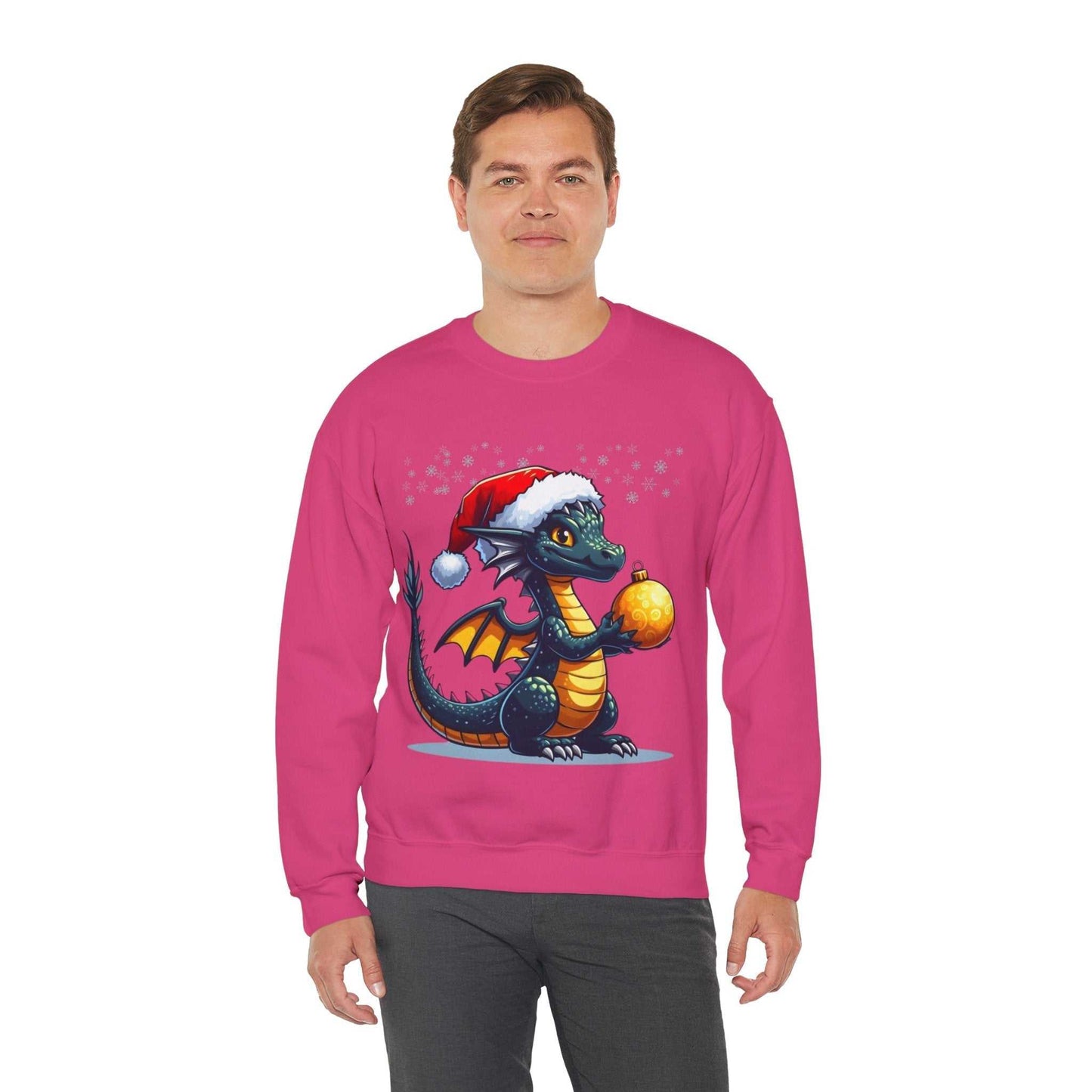 Dinosaur Christmas Sweatshirt, Funny Christmas Dinosaur Gift