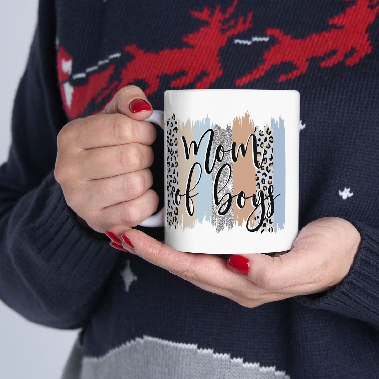 Wild at Heart Ceramic Mug - Design for Everyday Use, Gift for Mama