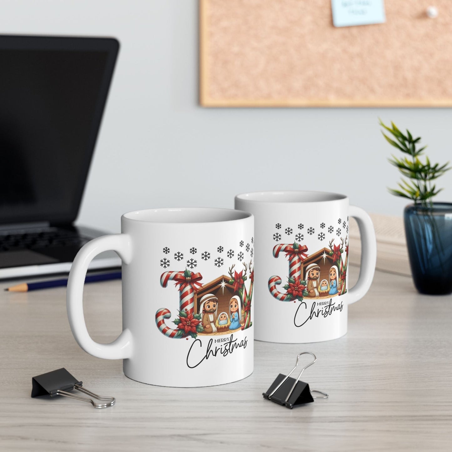 Joy To The World Mugs, Christmas Baby Jesus Gift