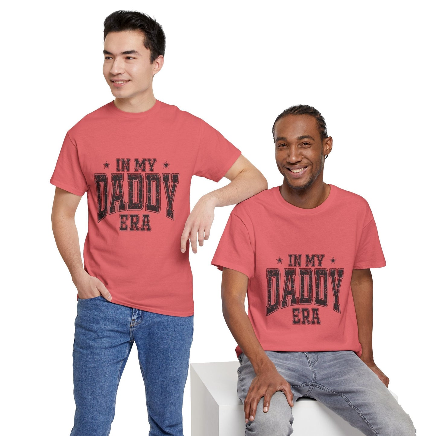 Unisex Heavy Cotton Tee - In My Daddy Era Shirt, Father's Day Gift, Dad Humor Tee