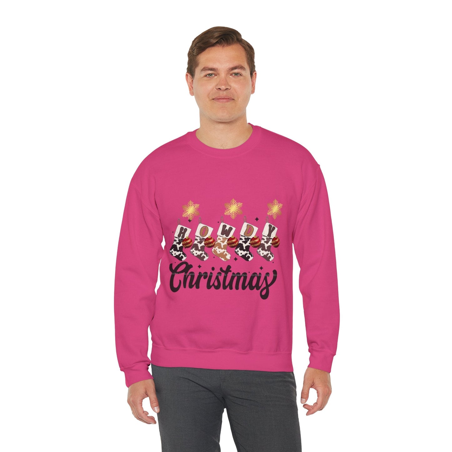 Howdy Christmas Sweatshirt, Cowboy Christmas Gift