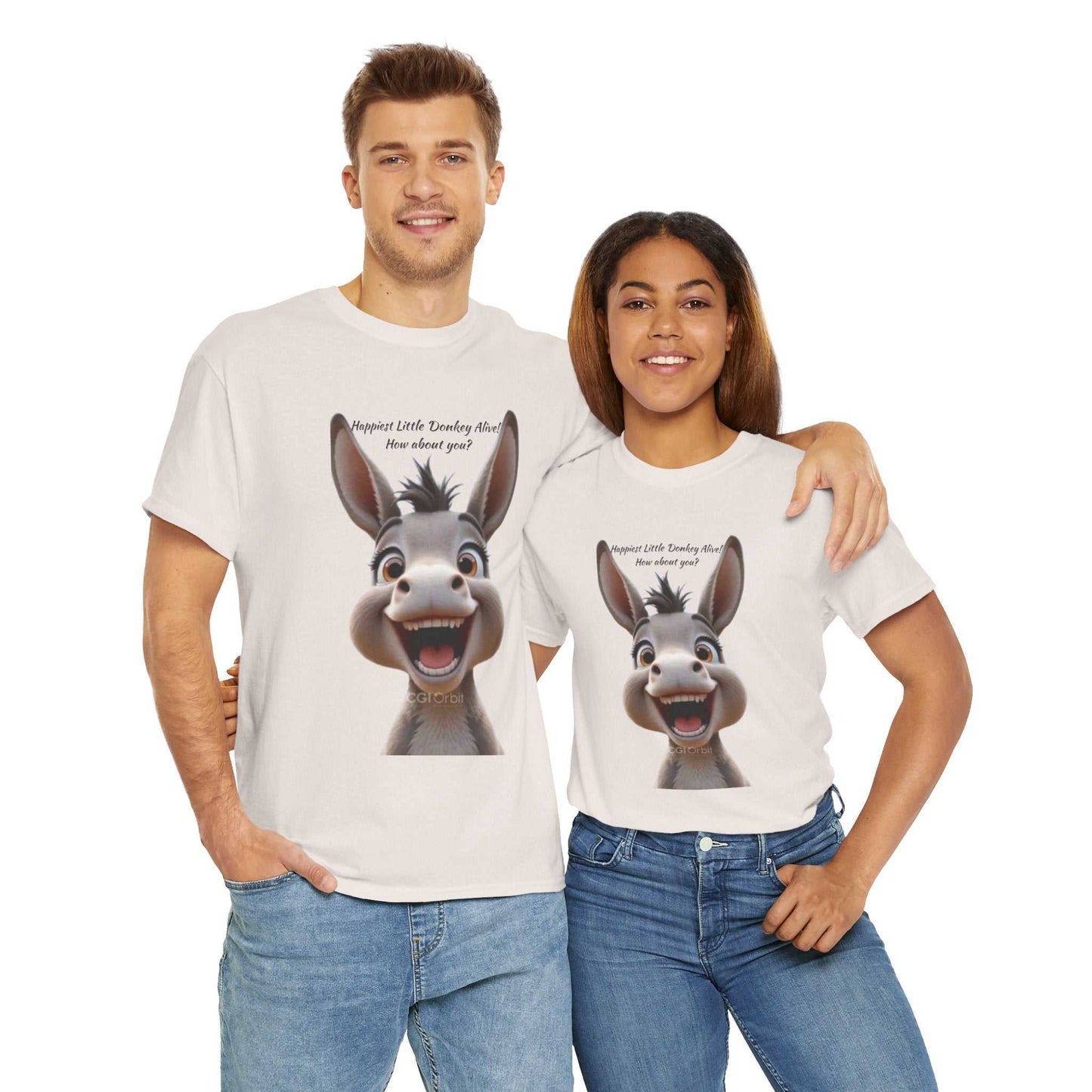 Funny donkey t-shirt - Unisex Heavy Cotton Shirt, Gift for Animal Lovers