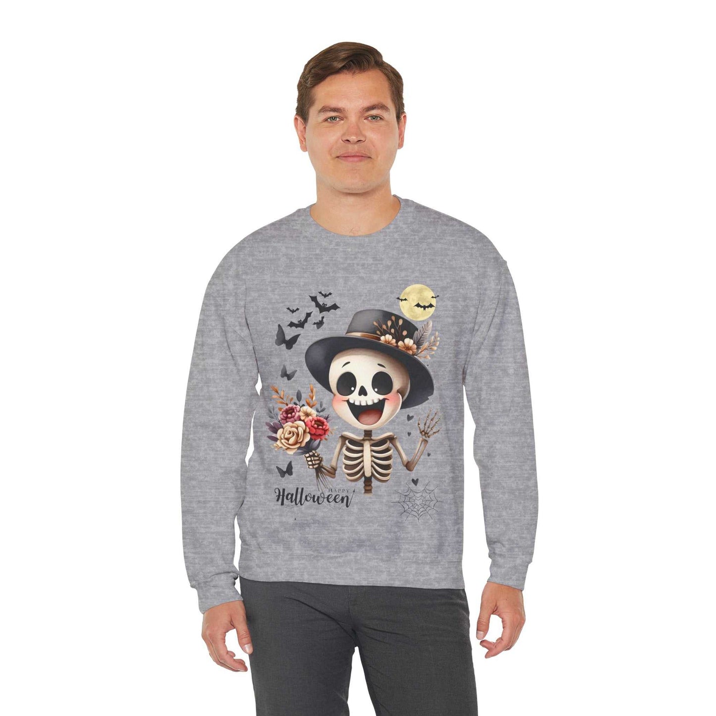 Funny Skeleton Kids Halloween Sweatshirt – Spooky & Cute Costume Alternative!