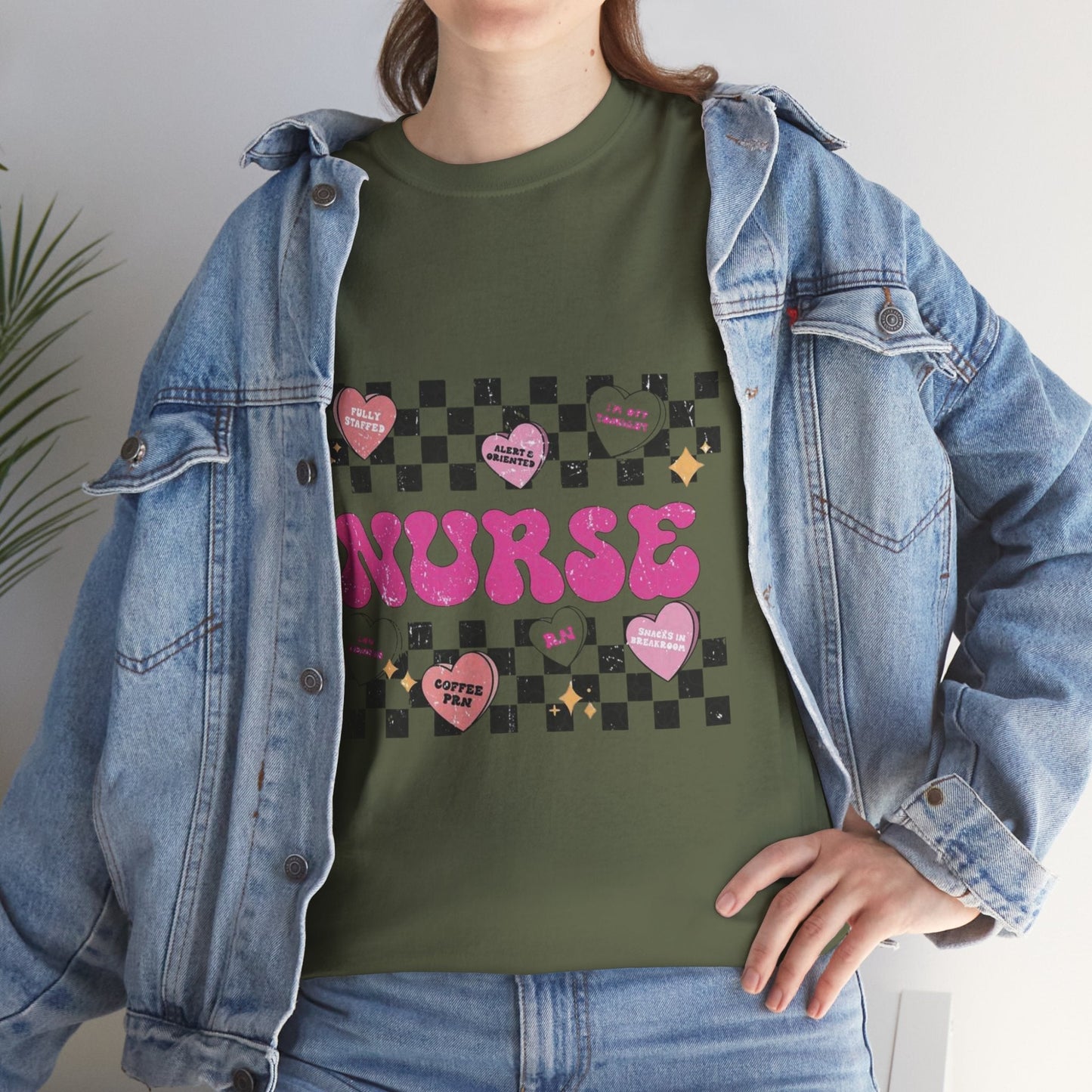 Love Nurse Retro T-Shirt, Retro Comfort Nurse Gift