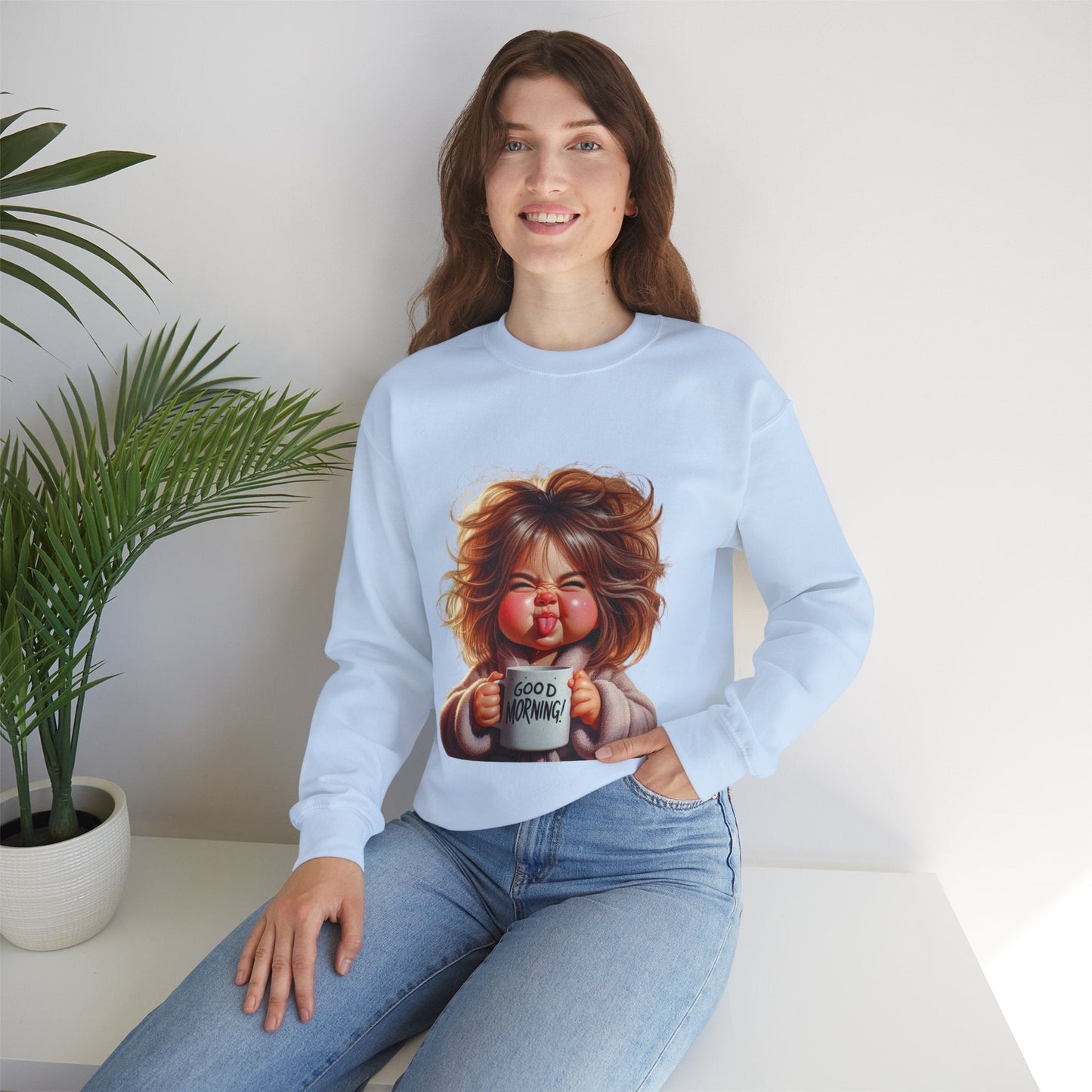 Good Morning Sweatshirt - Unisex Heavy Blend Crewneck