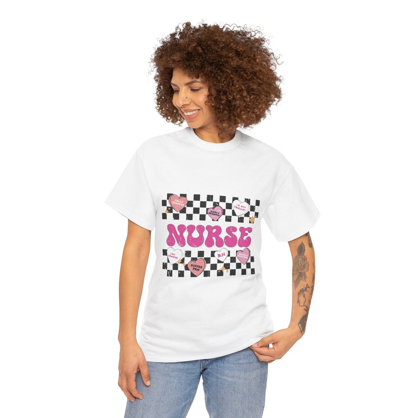 Love Nurse Retro T-Shirt, Retro Comfort Nurse Gift