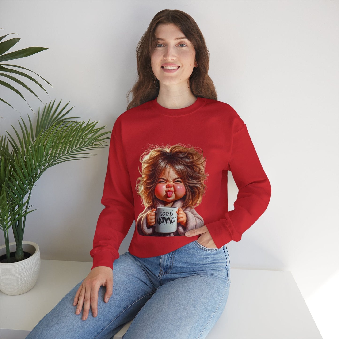Good Morning Sweatshirt - Unisex Heavy Blend Crewneck