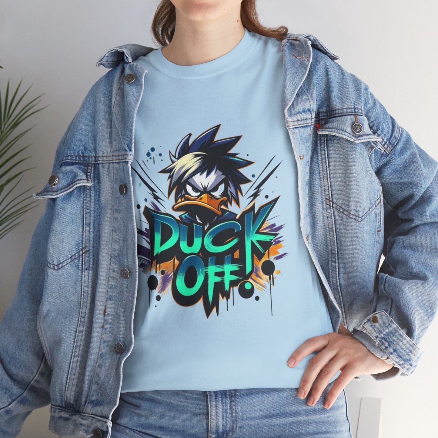 Graphic Tee - 'Duck Off' Design for Casual Wear - T-shirt Gift for all