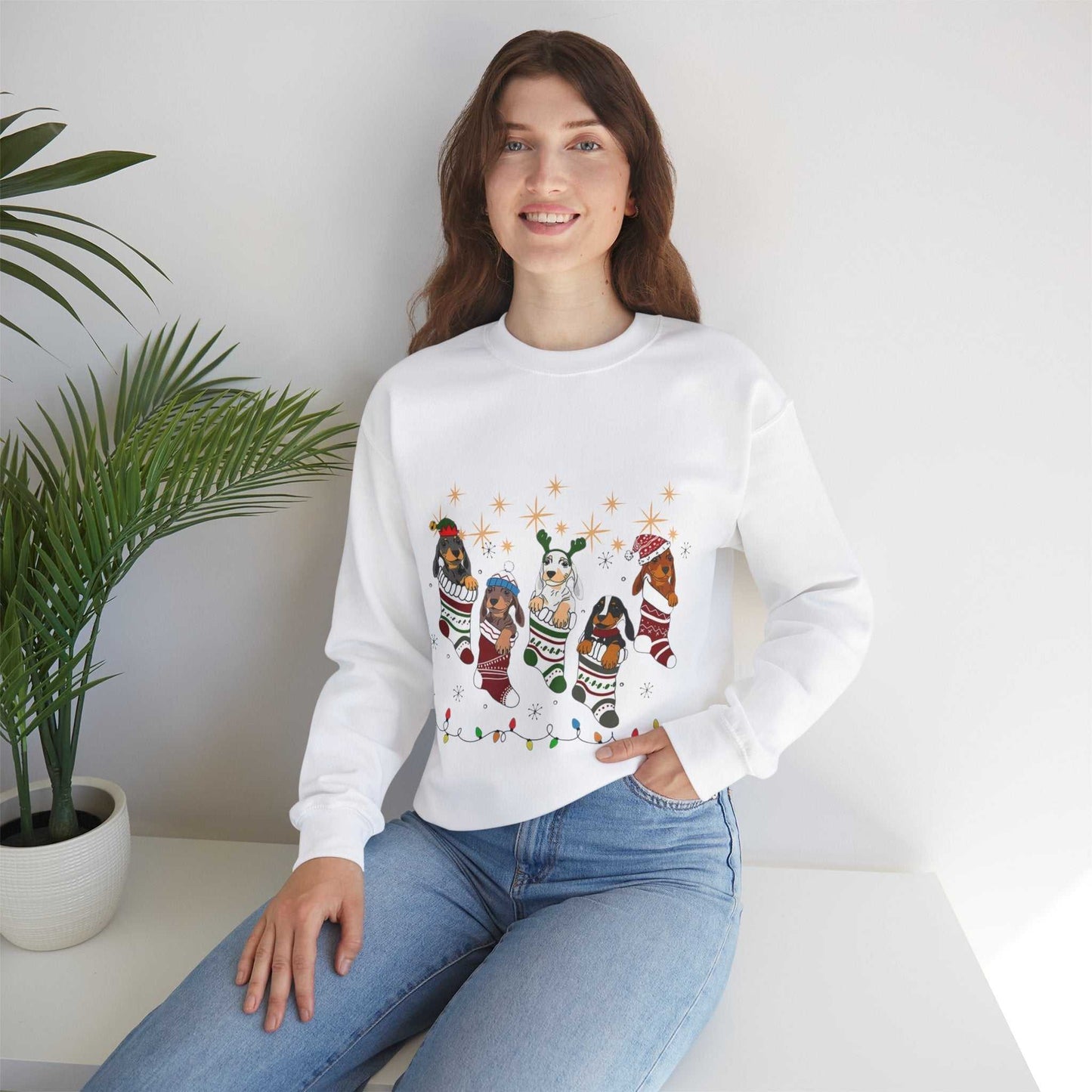 Funny Christmas Dogs Sweatshirt, Christmas Dog Gift