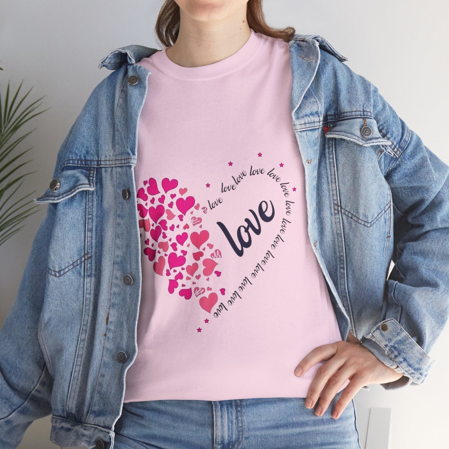 Valentines Day Hearts Love T-Shirt, Red Heart Love Gift