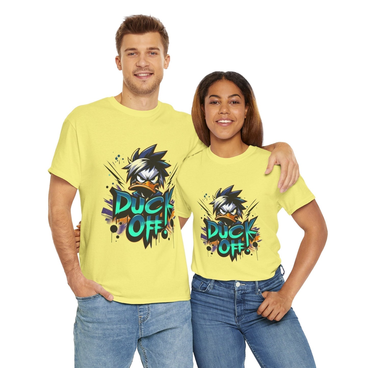 Graphic Tee - 'Duck Off' Design for Casual Wear - T-shirt Gift for all