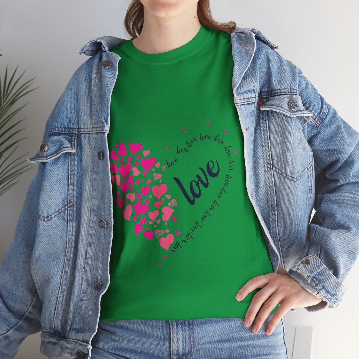 Valentines Day Hearts Love T-Shirt, Red Heart Love Gift