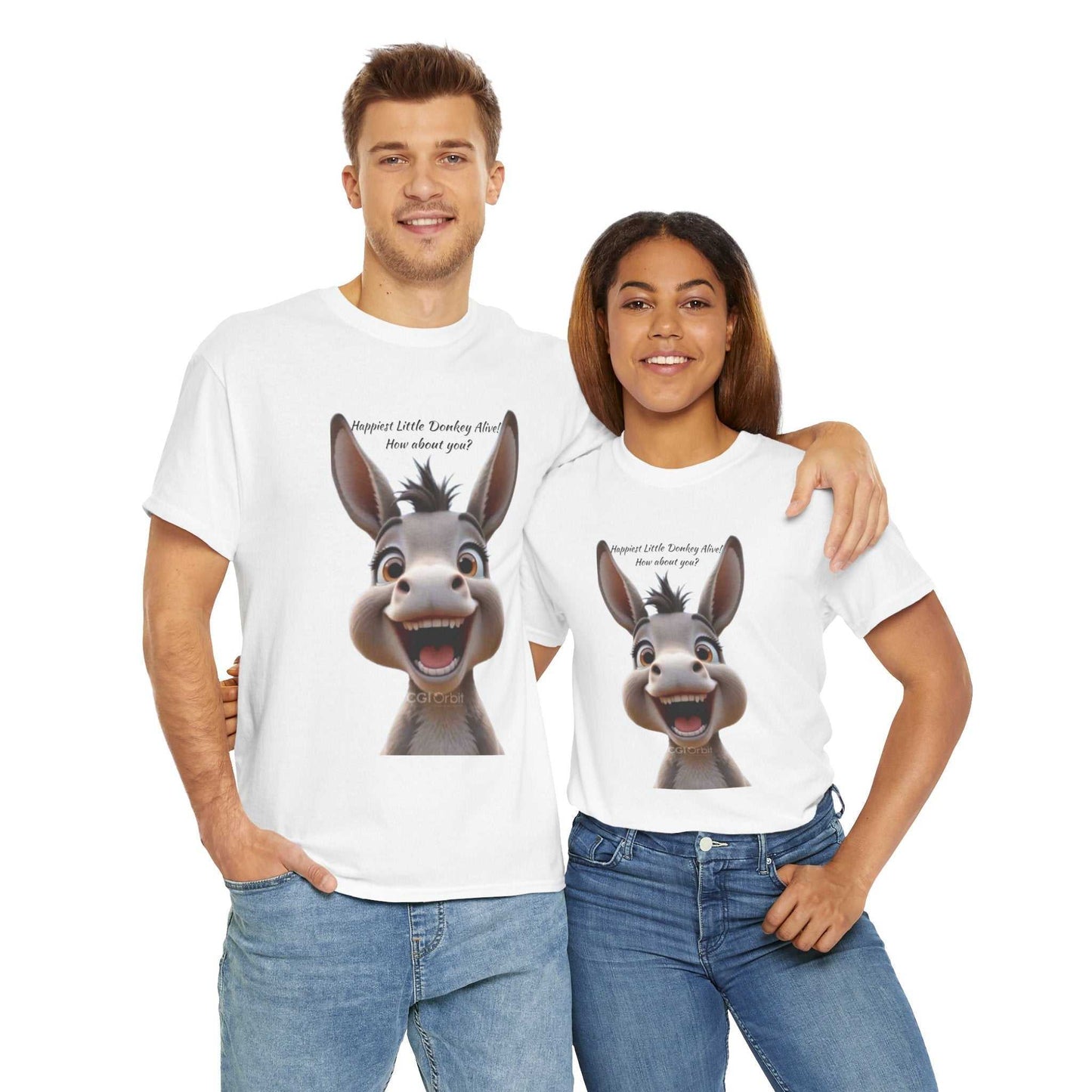 Funny donkey t-shirt - Unisex Heavy Cotton Shirt, Gift for Animal Lovers