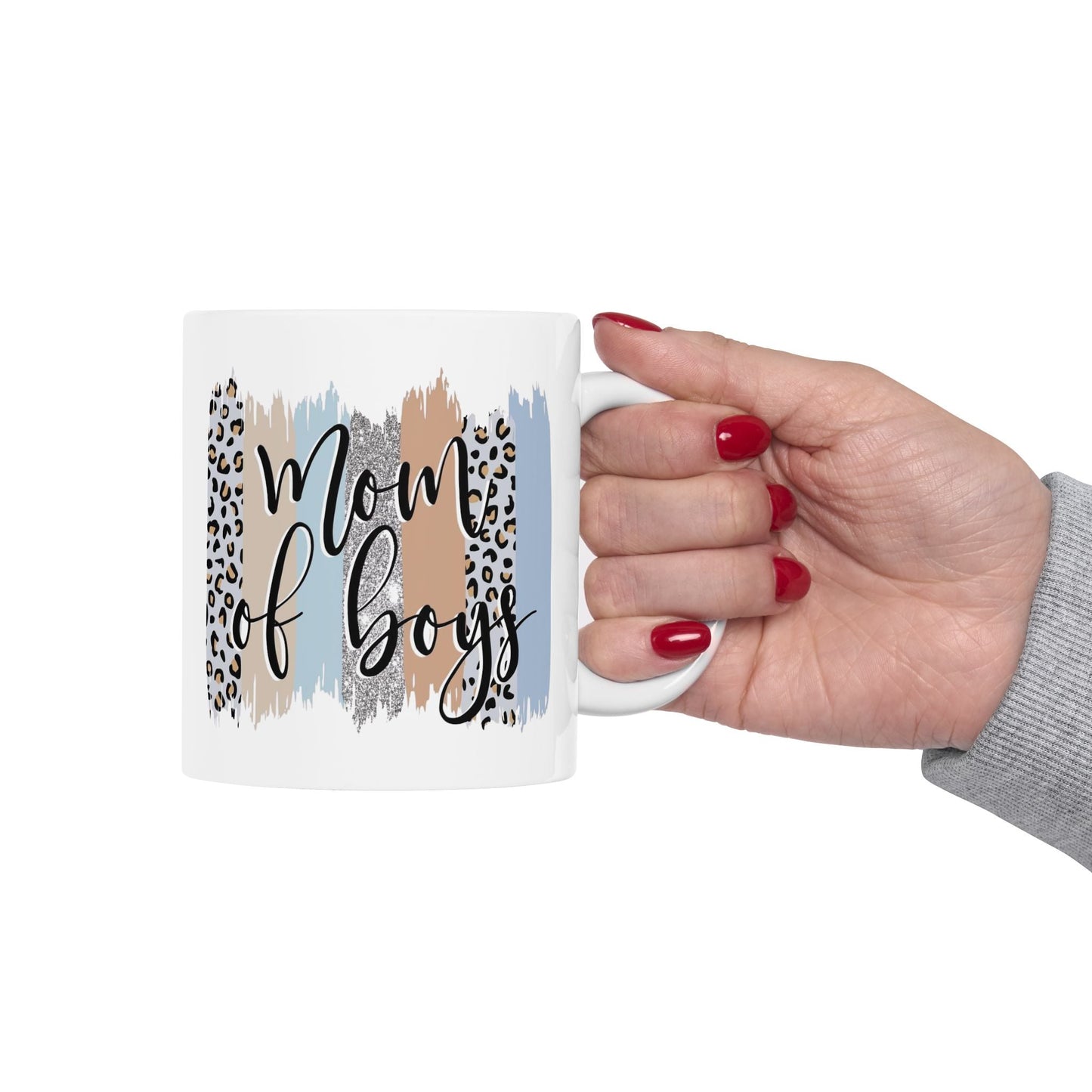 Wild at Heart Ceramic Mug - Design for Everyday Use, Gift for Mama
