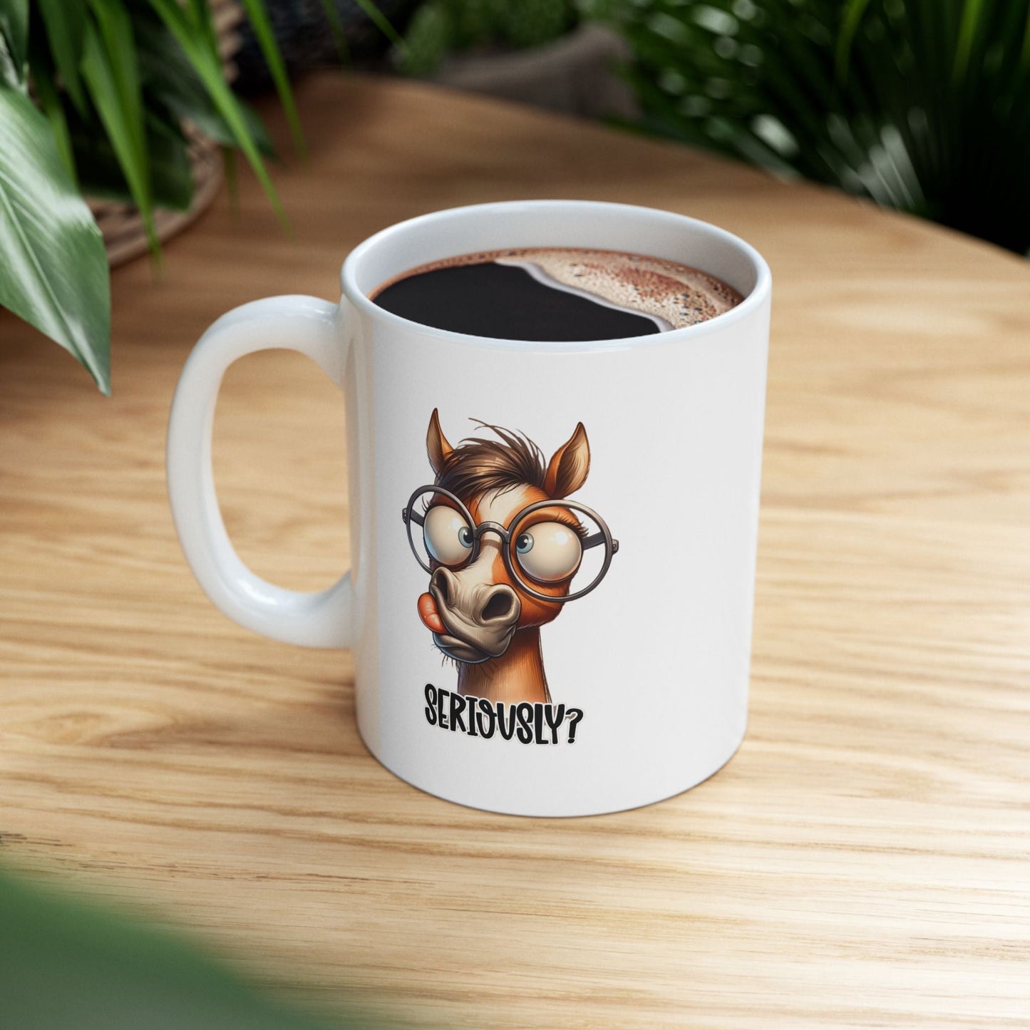Funny Ceramic Mug - Perfect for Coffee Lovers and Gift Giving