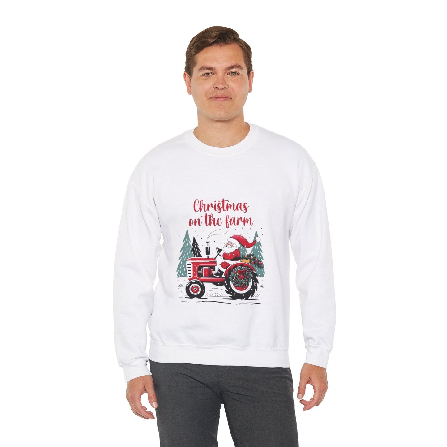 Christmas On The Farm Sweatshirt, Country Christmas Gift
