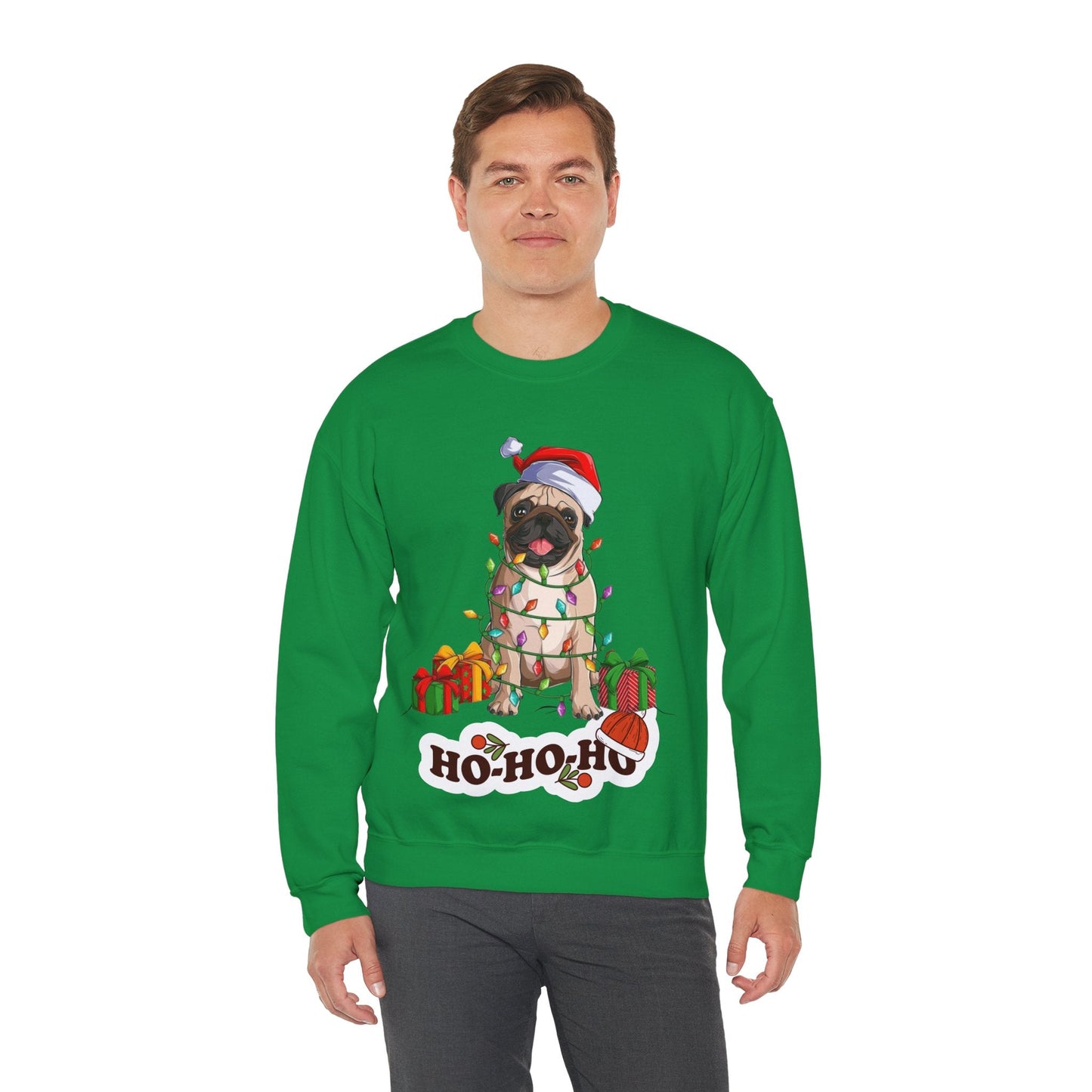 Cute Christmas Dog Sweatshirt, Christmas Dog Gift