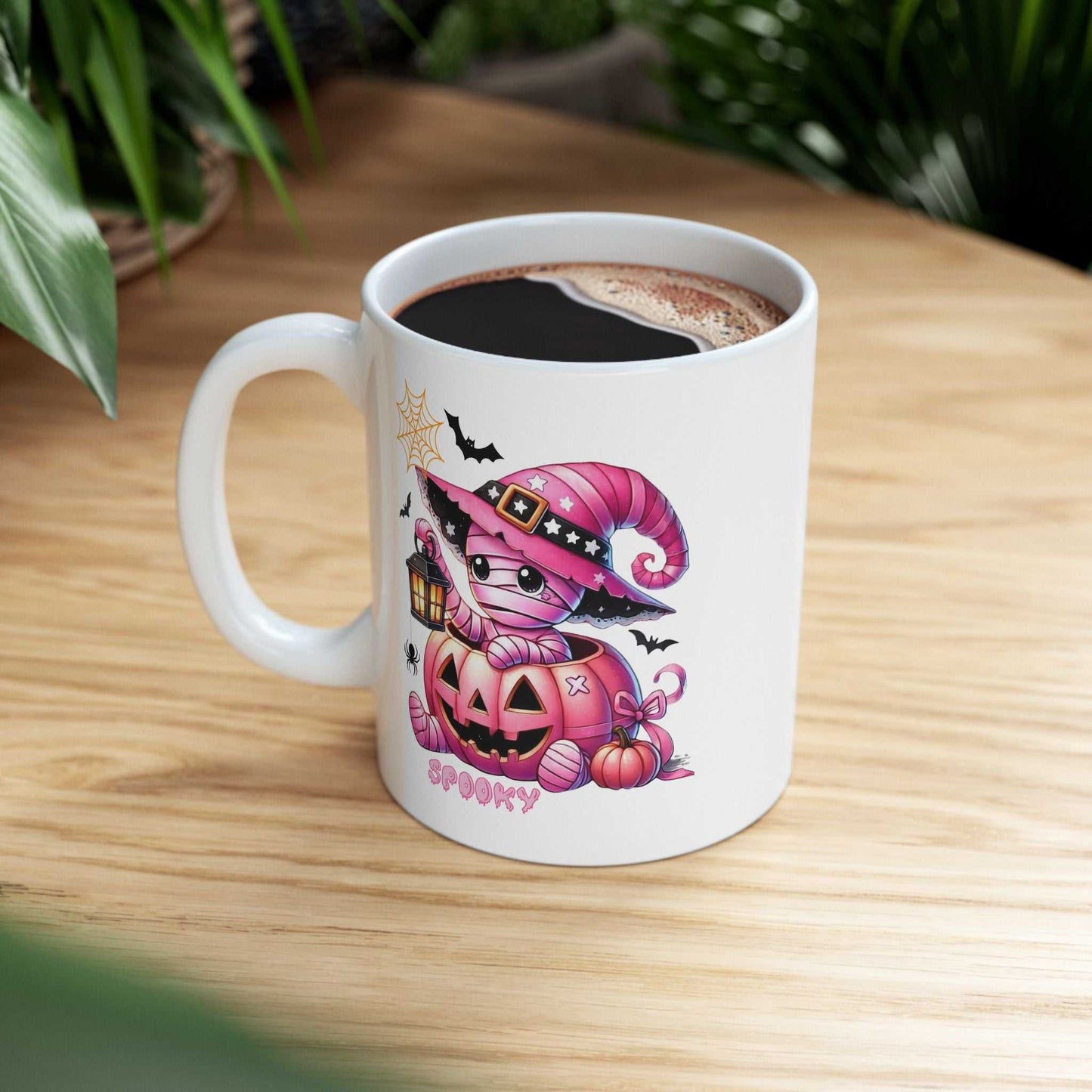 Funny Kids Halloween Mugs, Spooky Season Gift, Custom Ceramic Mug
