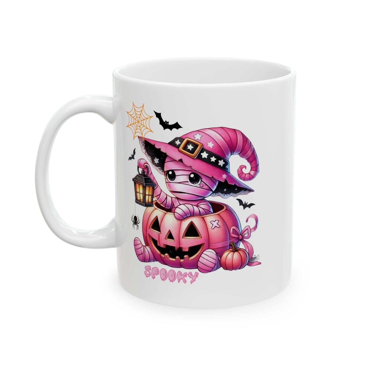 Funny Kids Halloween Mugs, Spooky Season Gift, Custom Ceramic Mug